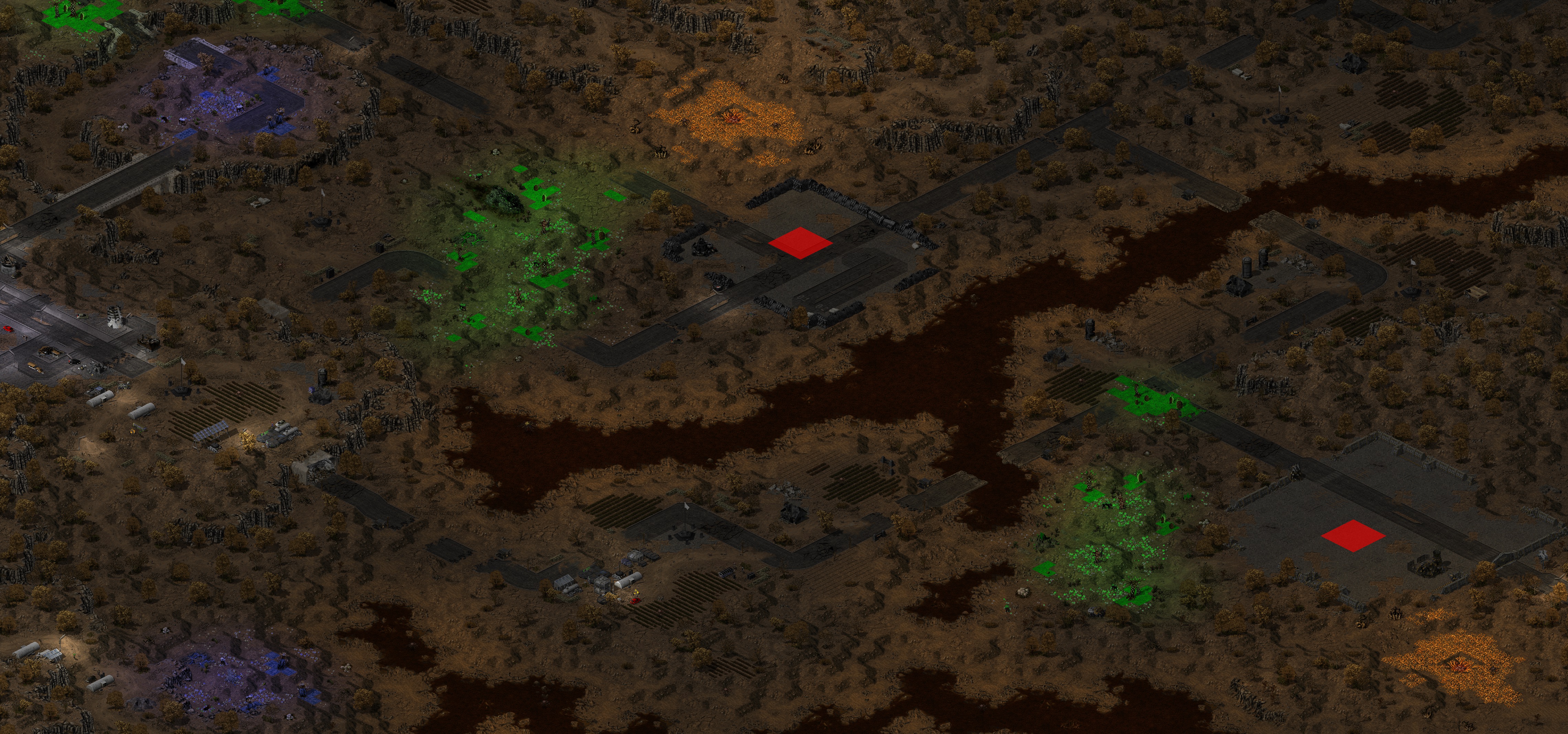Rendered map: Relinquished