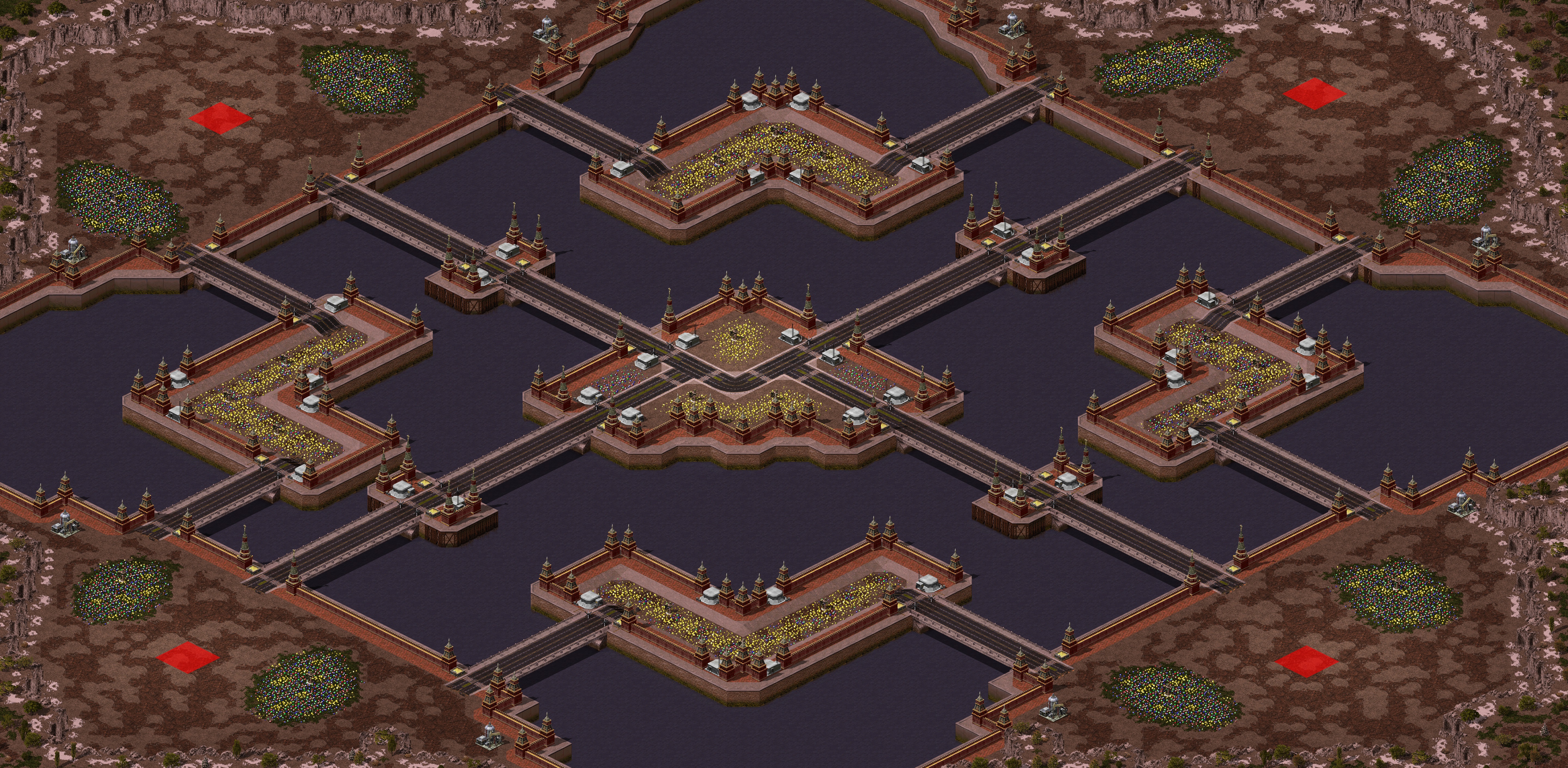 Rendered map: Fort Urban Square