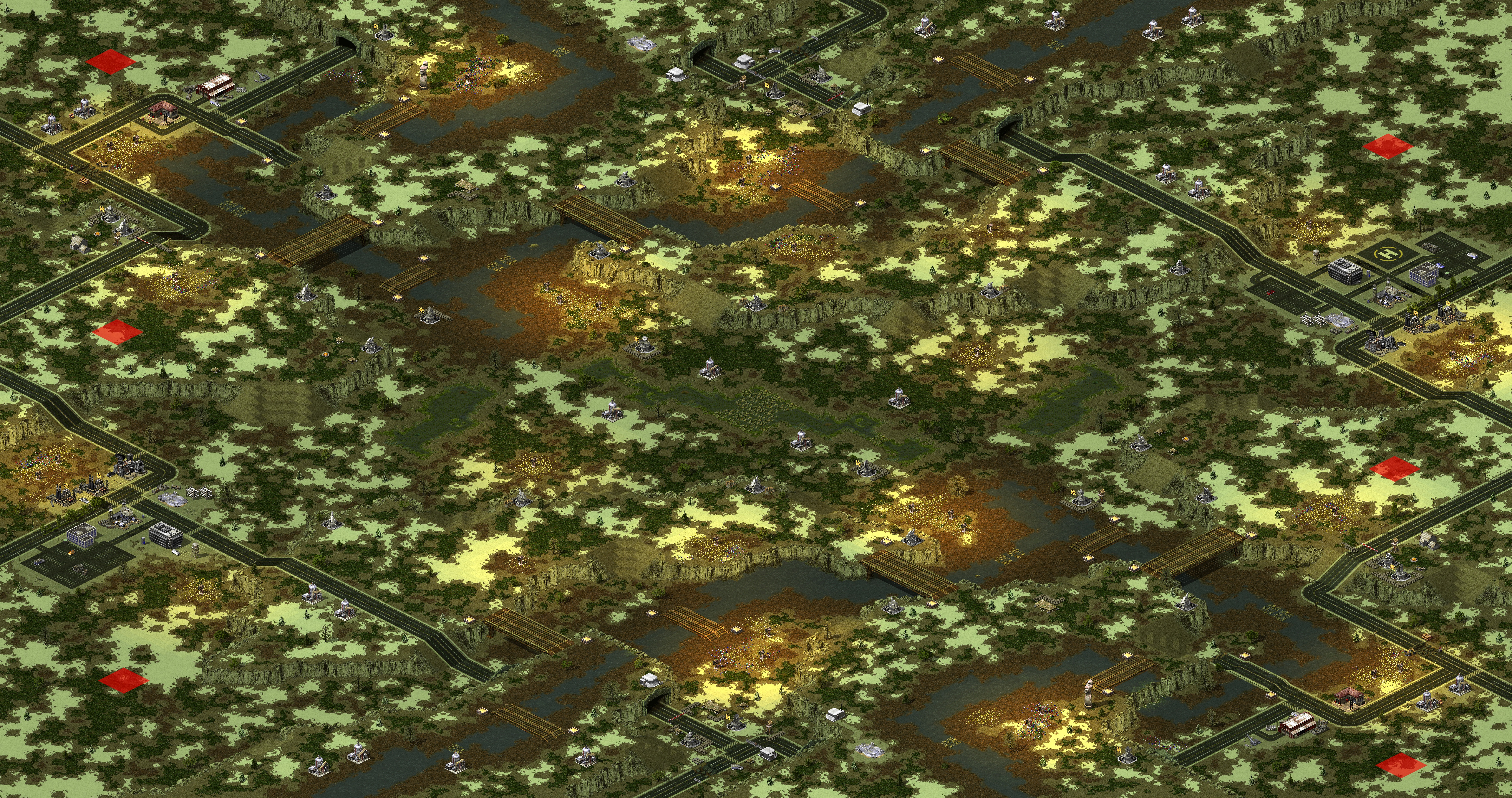 Rendered map: No Man's Land