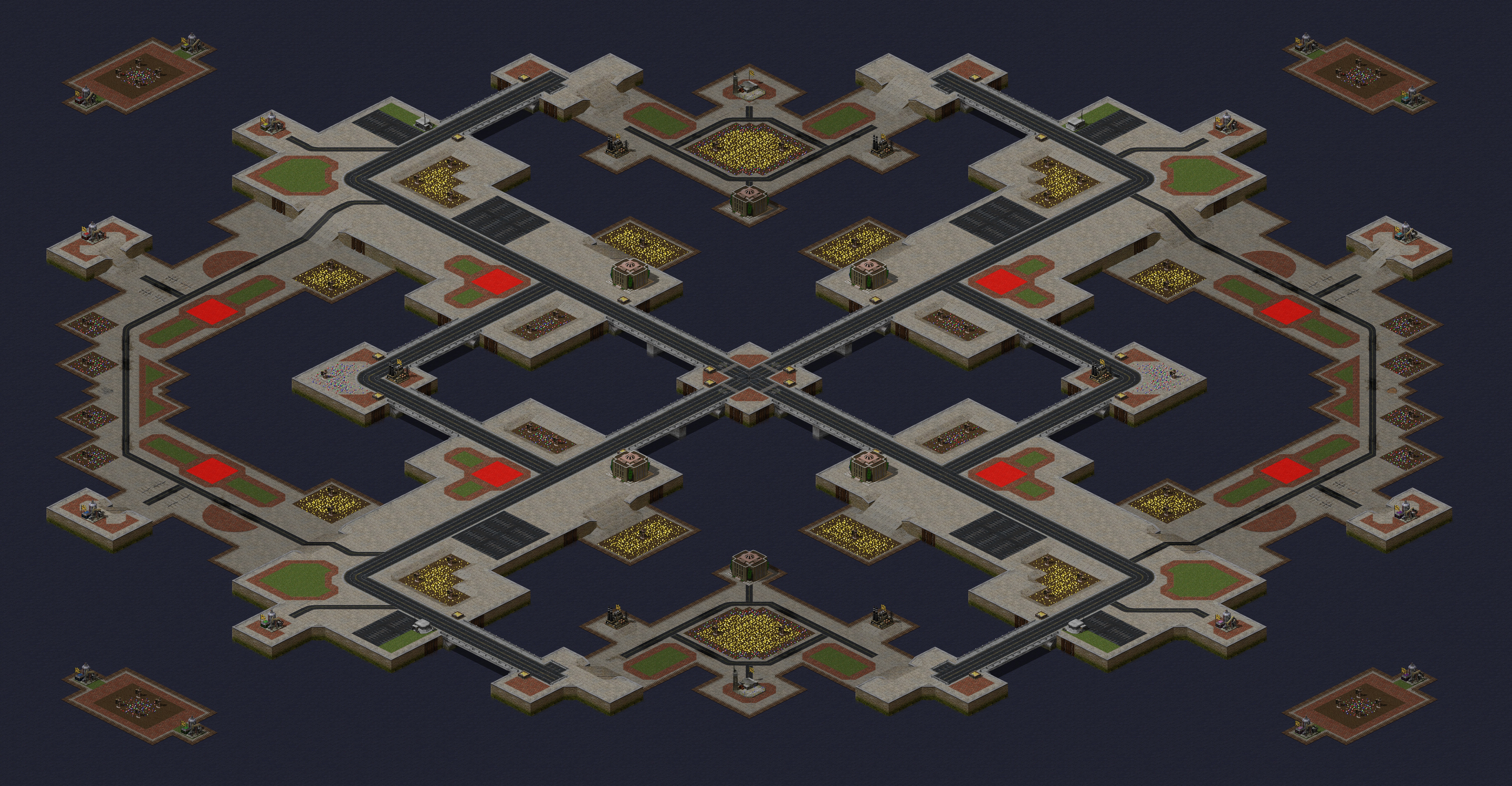 Rendered map: Crossways v1.1