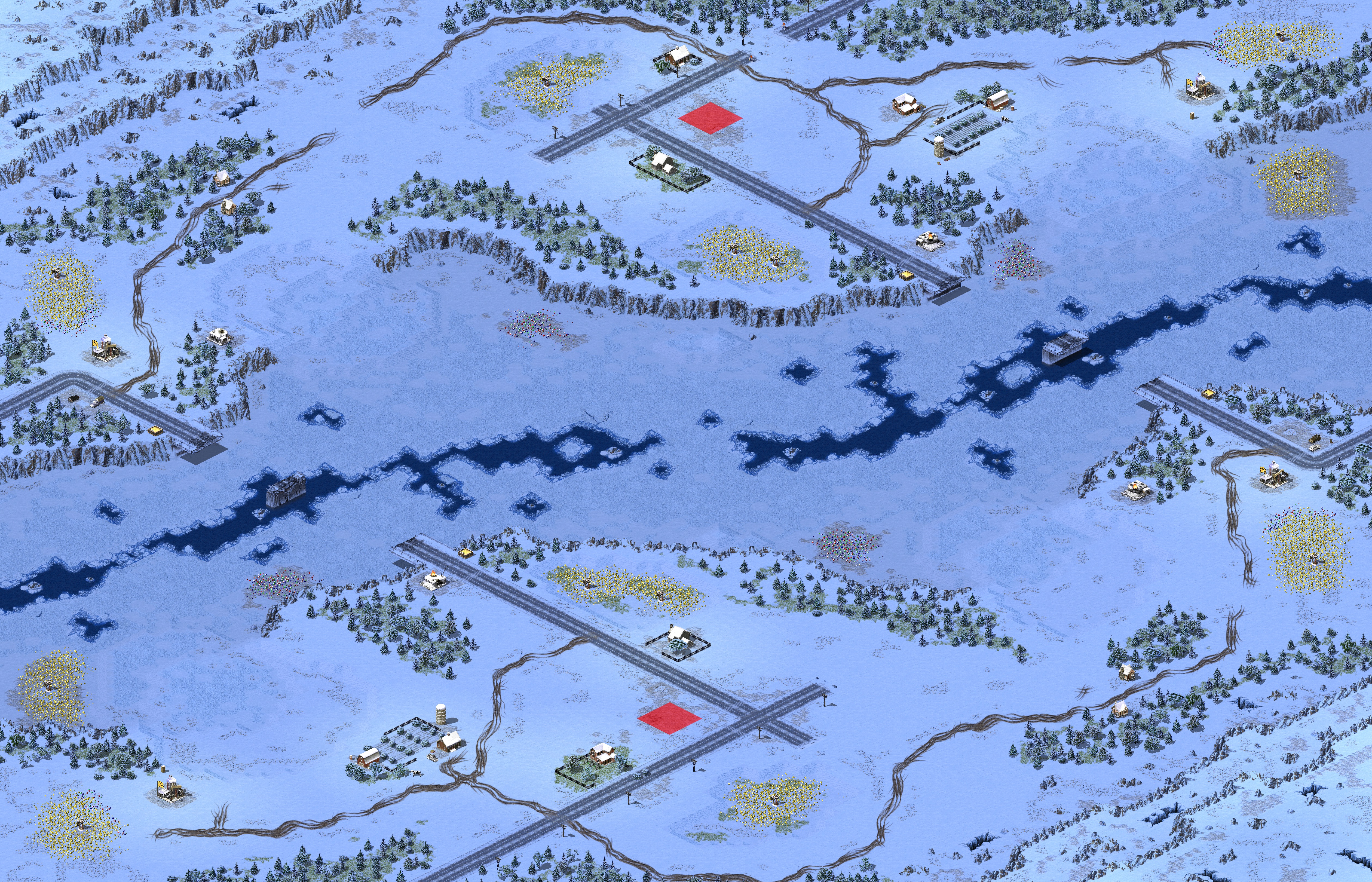 Rendered map: Across the Frost