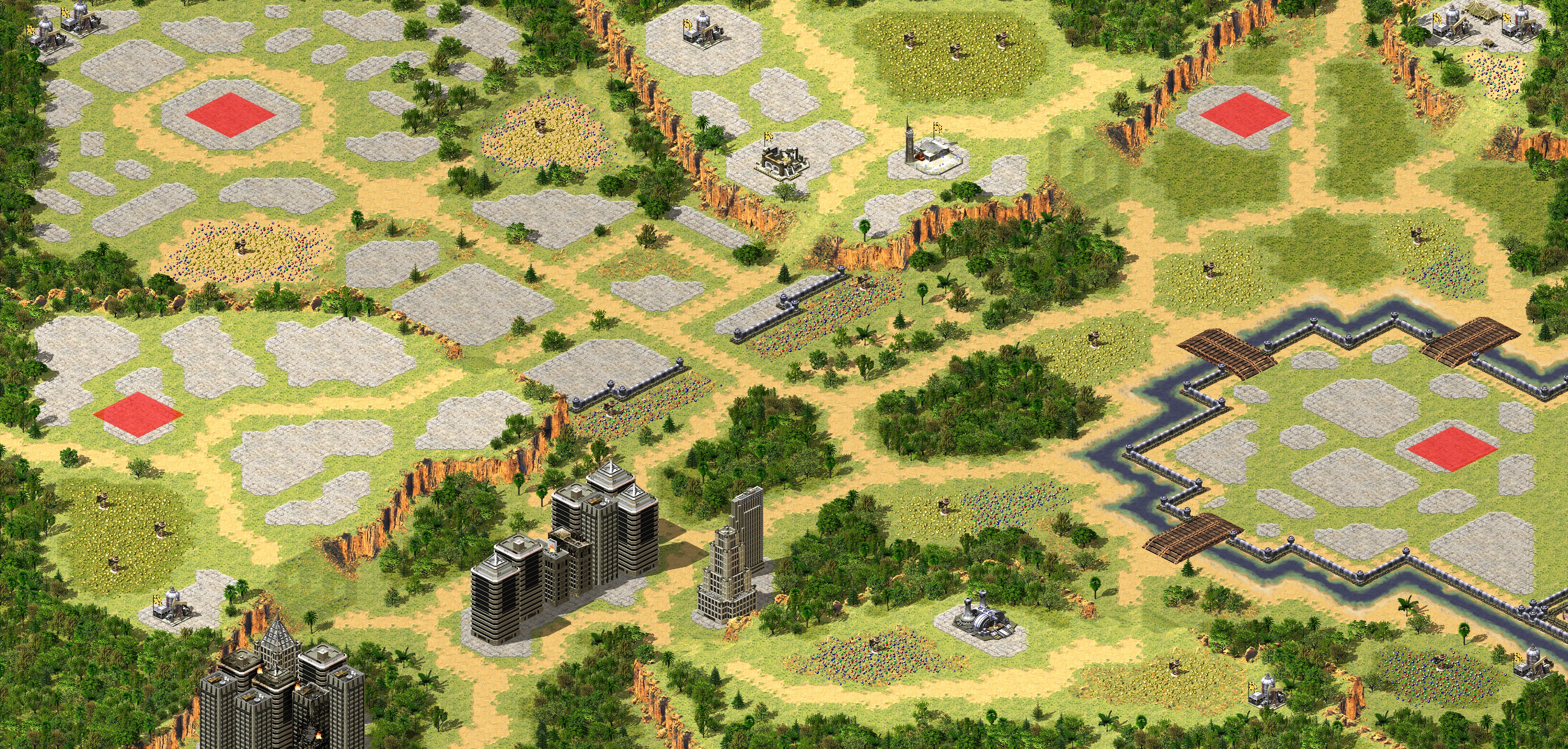 Rendered map: Stronghold 2