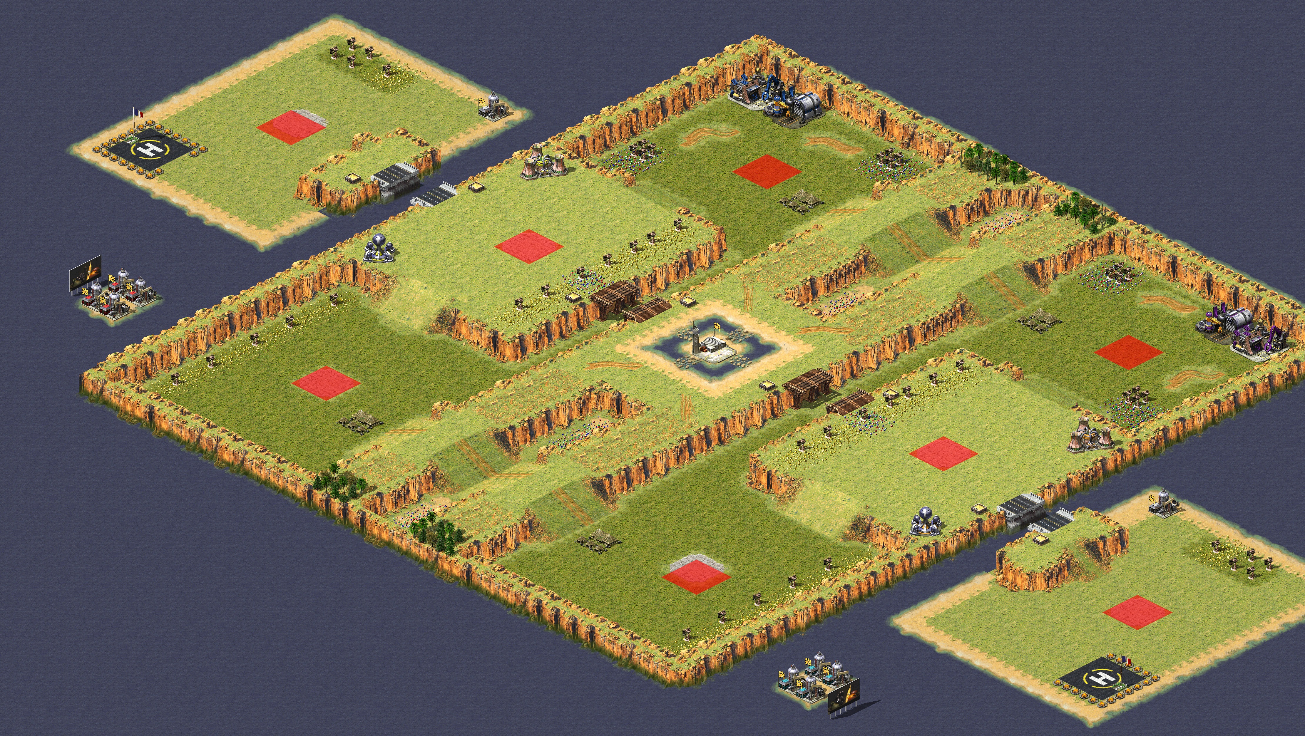 Rendered map: Featured 4v4