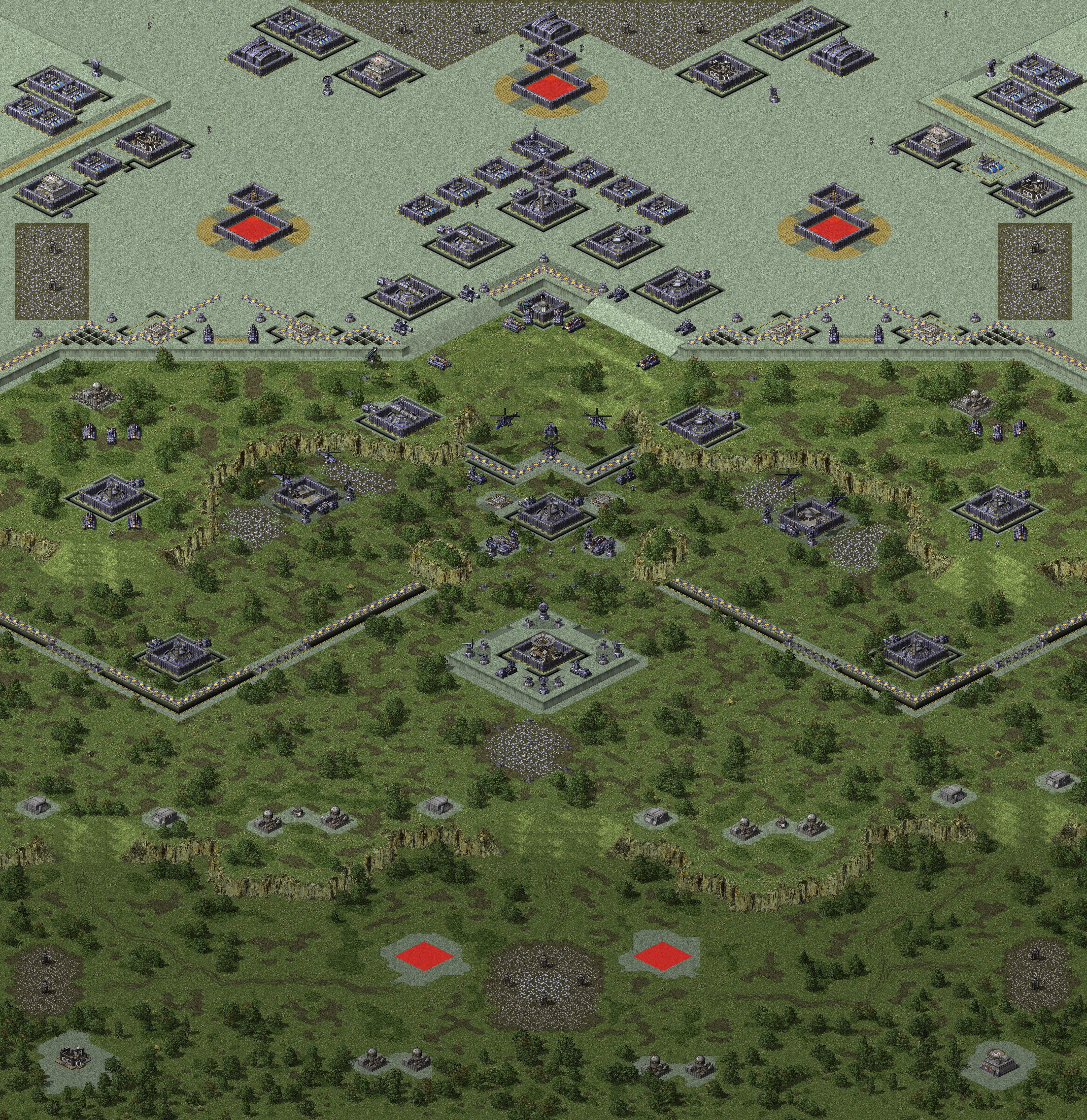 Rendered map: Thunderhill Challenge
