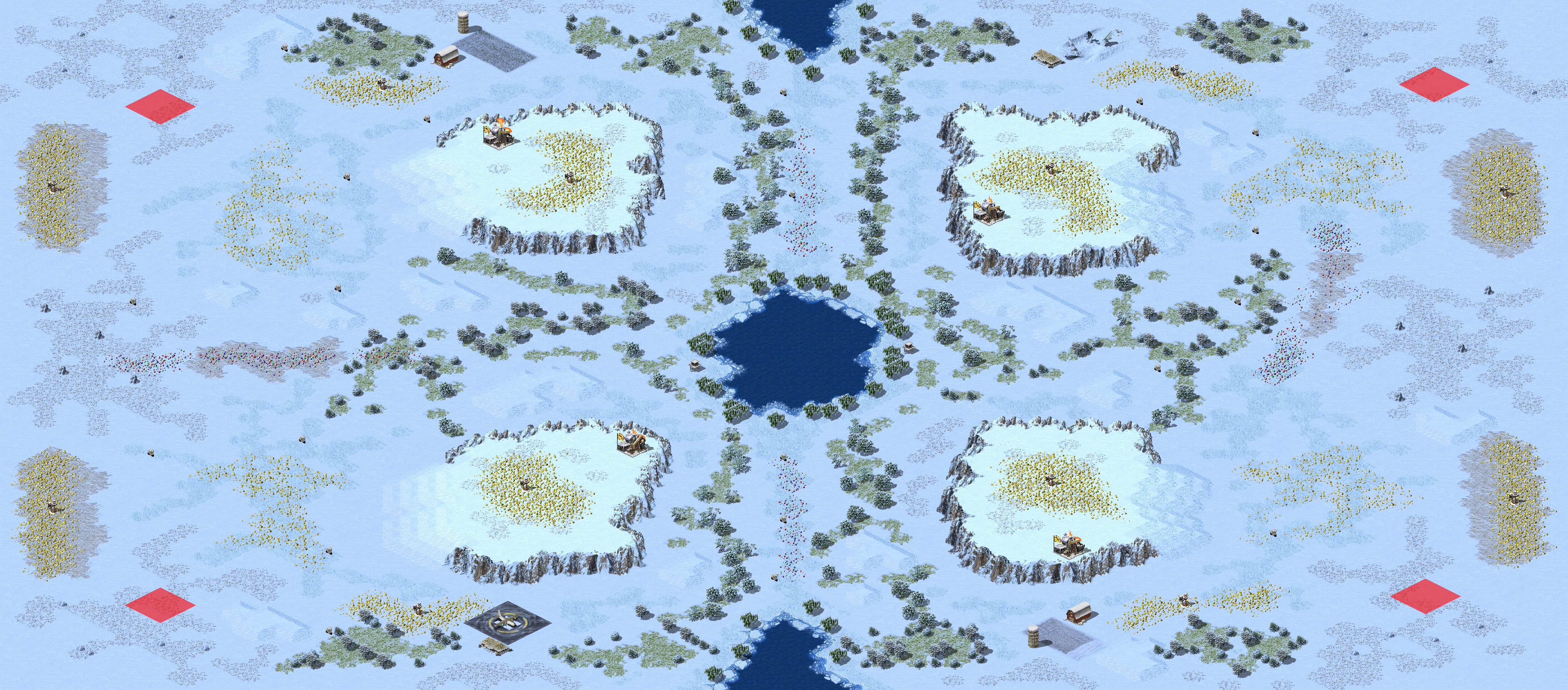 Rendered map: Frost Night Plateau (Preowned)