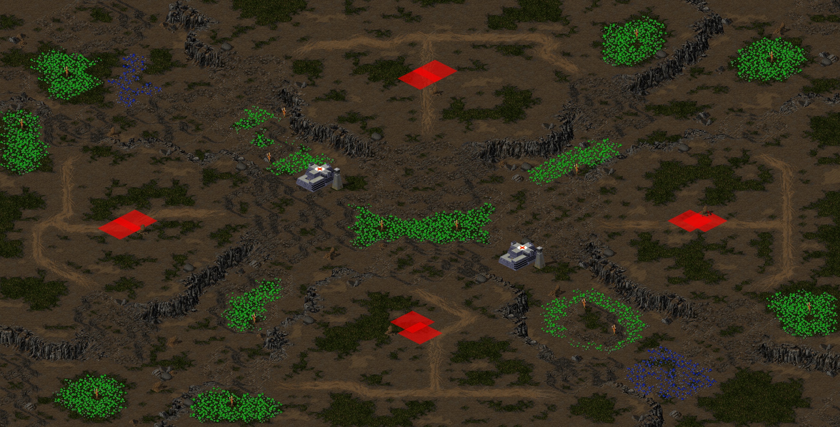 Rendered map: Four Weights