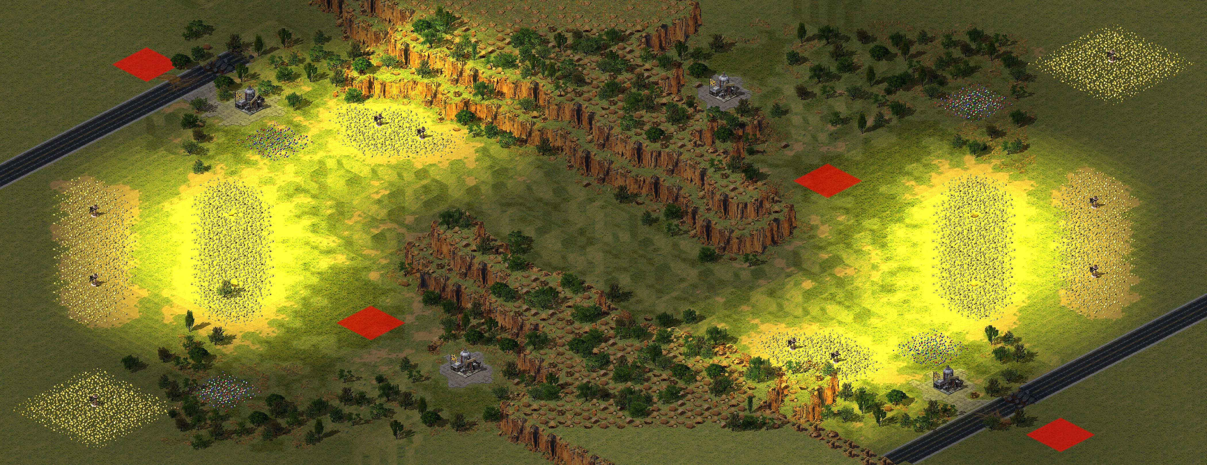 Rendered map: Secret Valley Clan 2v2