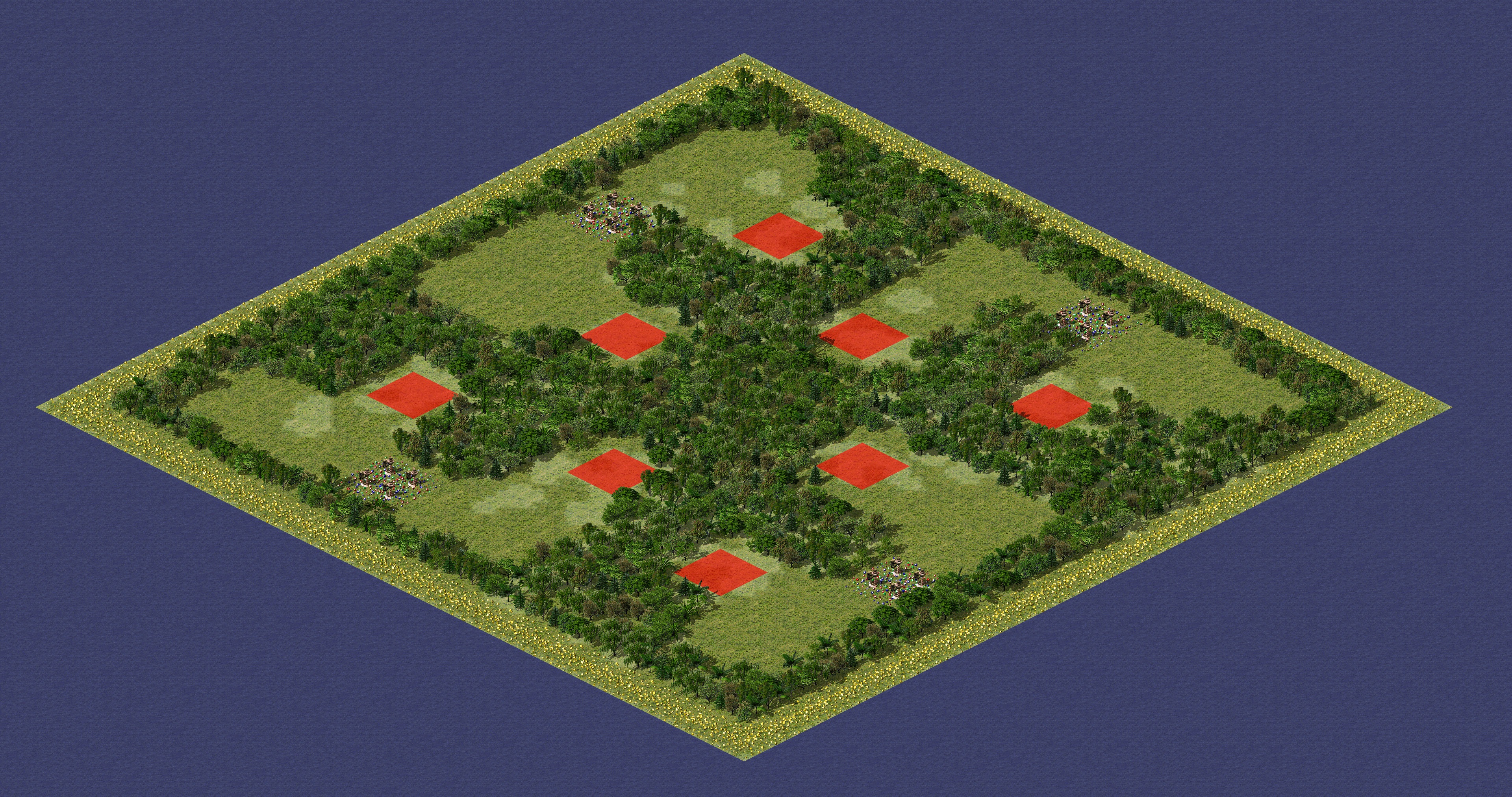 Rendered map: 危险丛林一块地