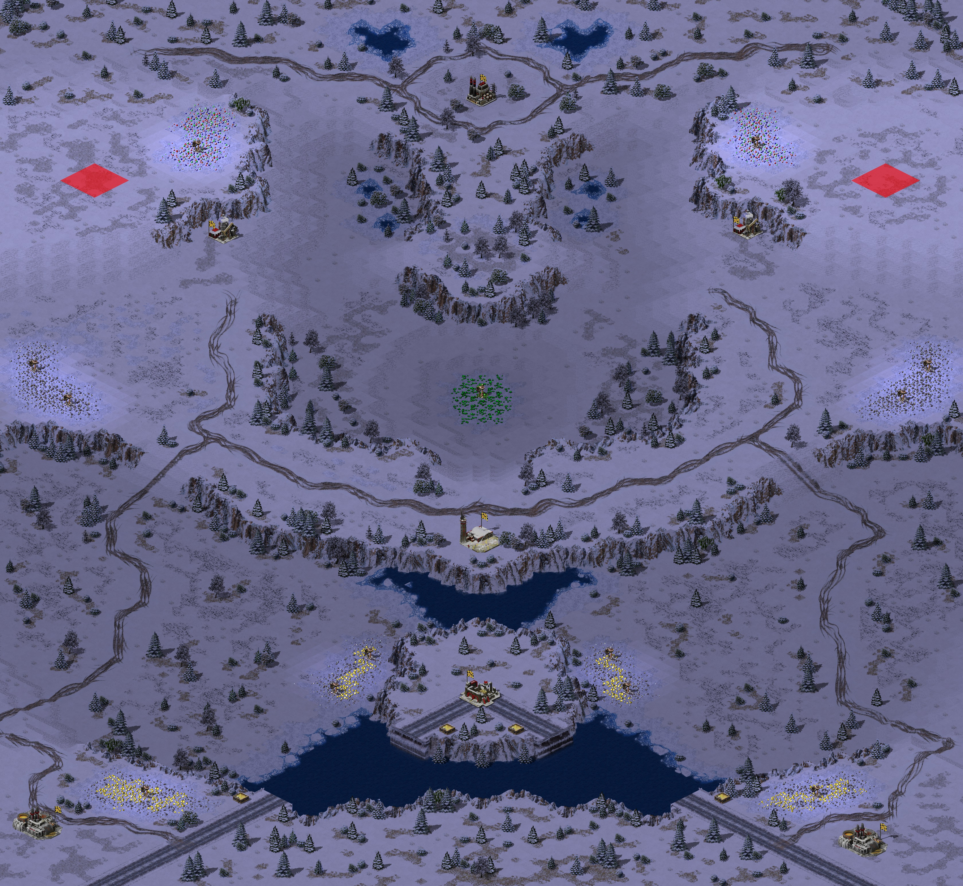Rendered map: Compact Combat