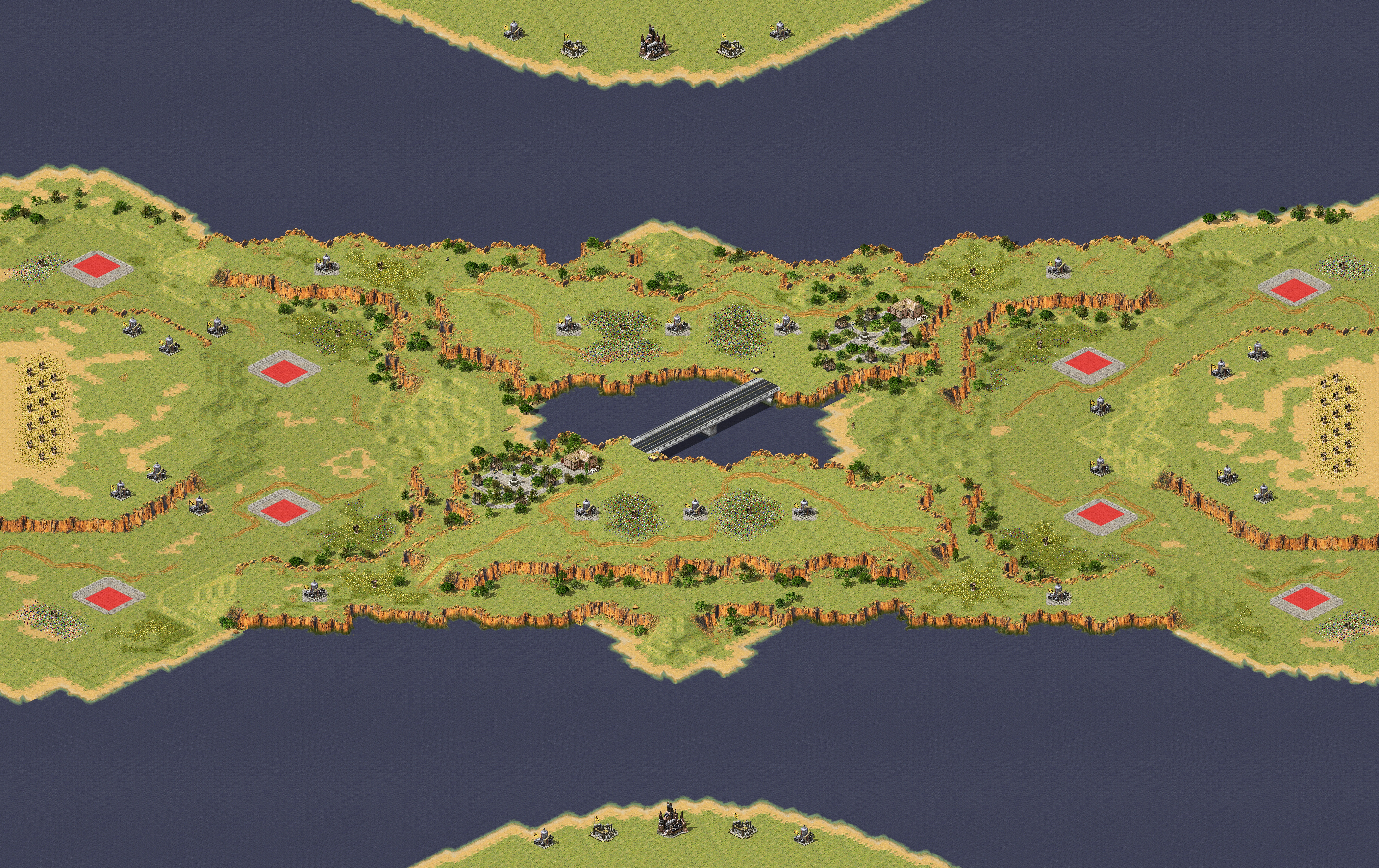 Rendered map: Wanning RA2 4v4
