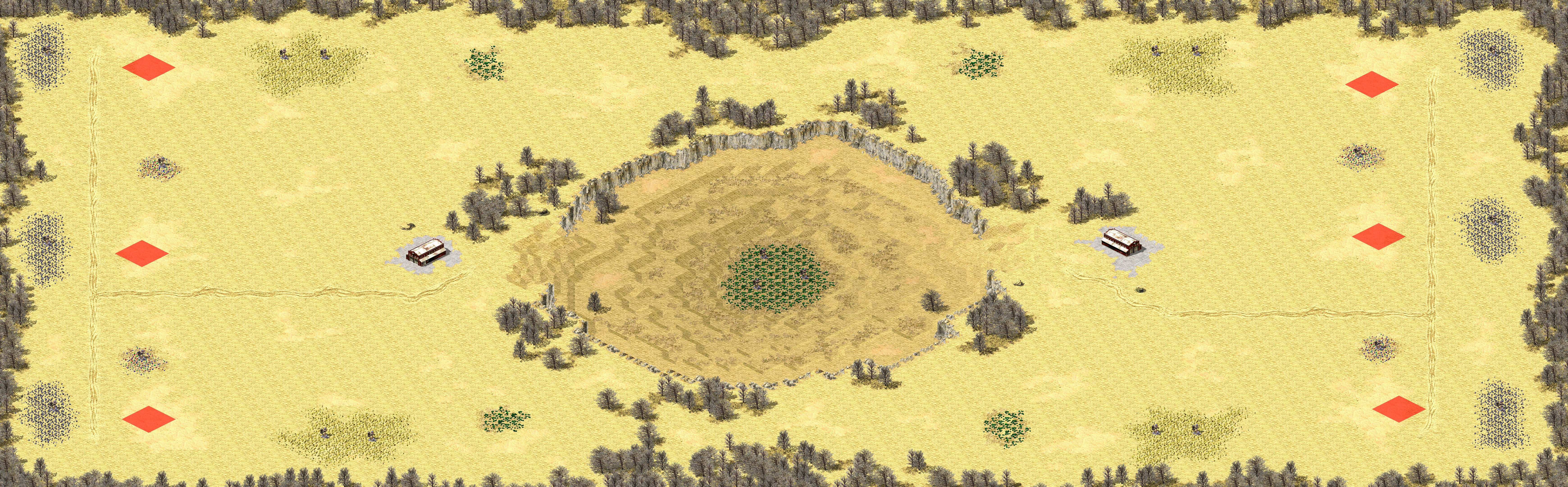 Rendered map: Tundra to Crator I