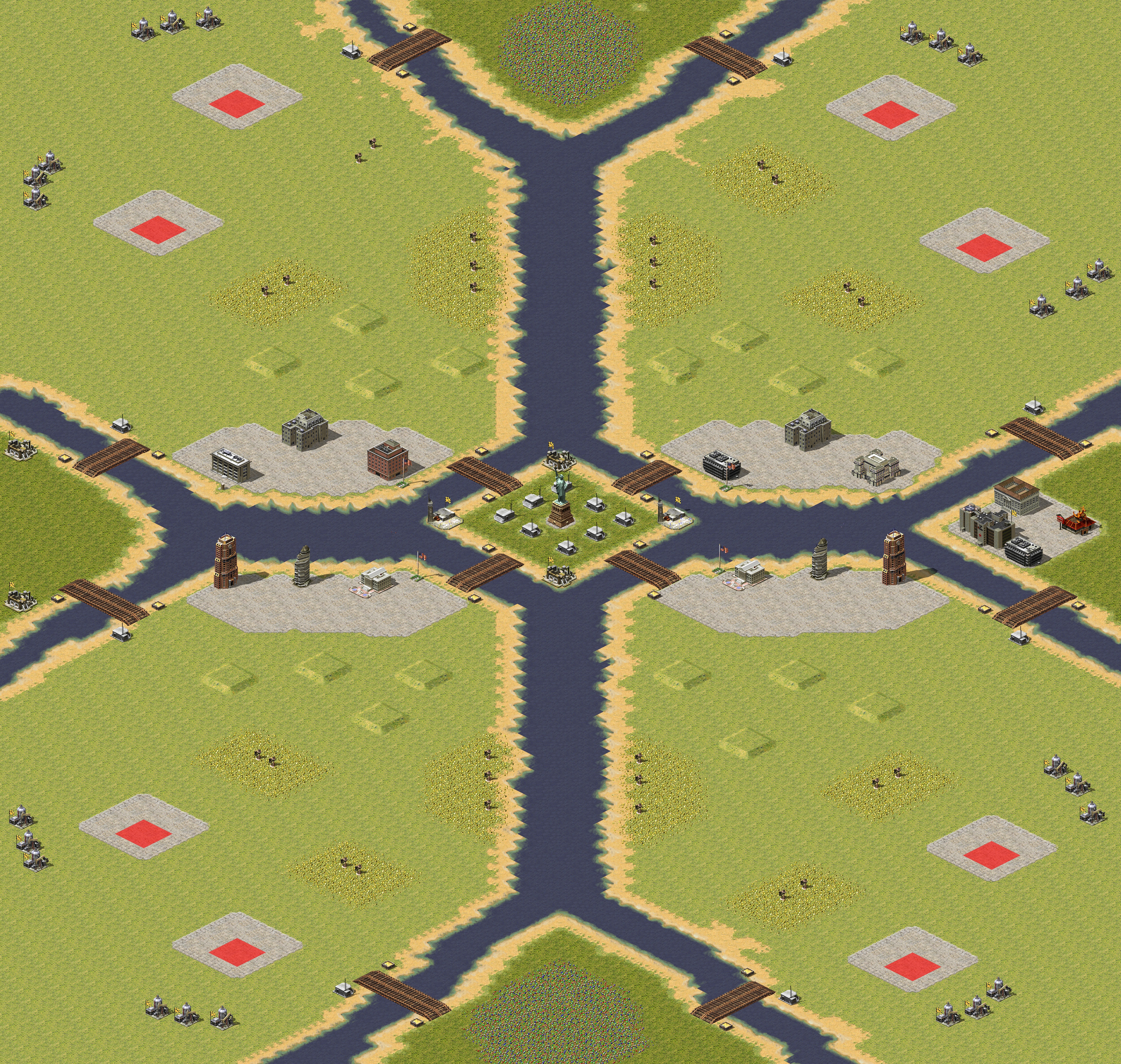 Rendered map: 2v2v2v2 Free-for-All