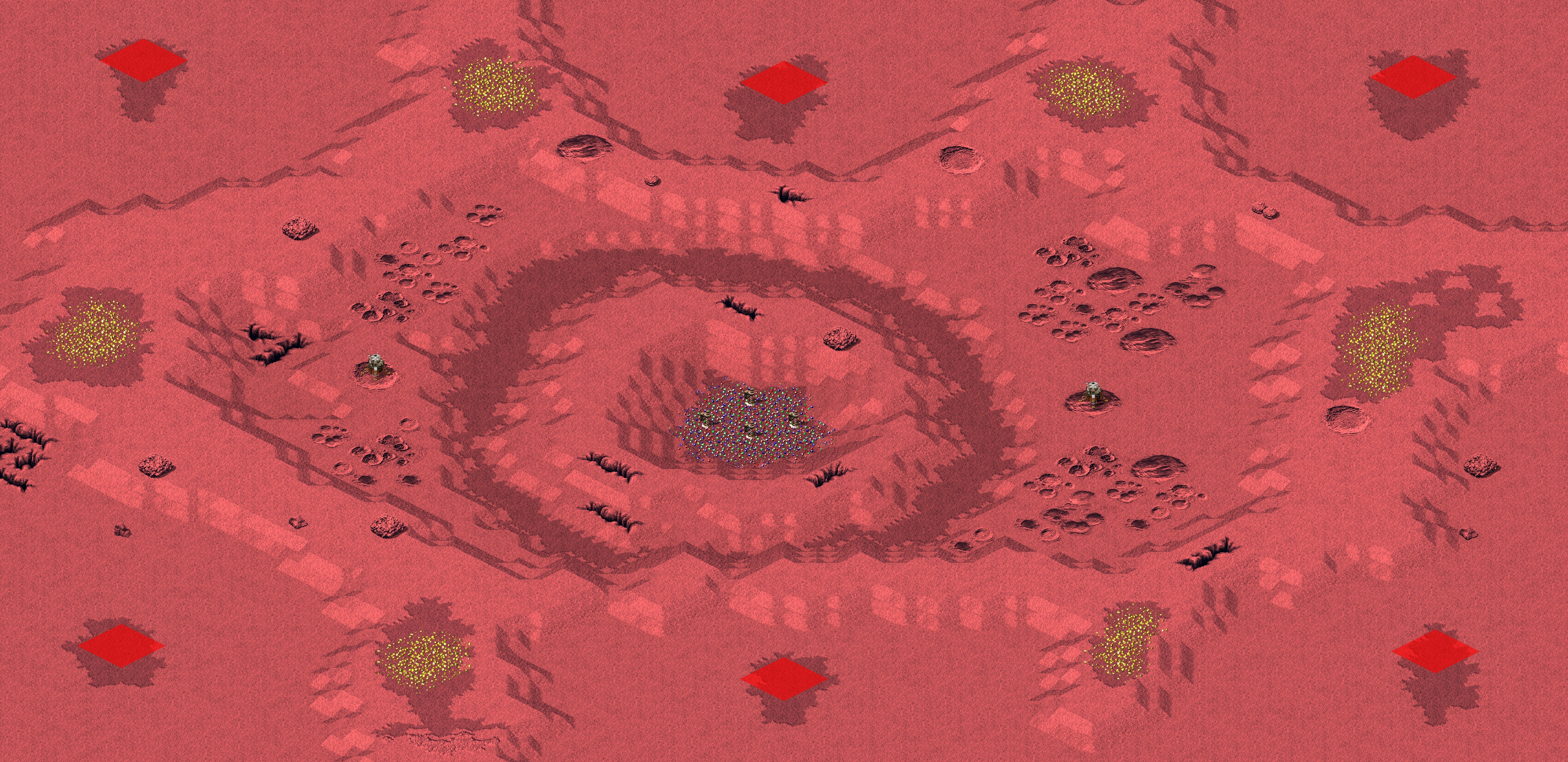 Rendered map: Mars [Gold]