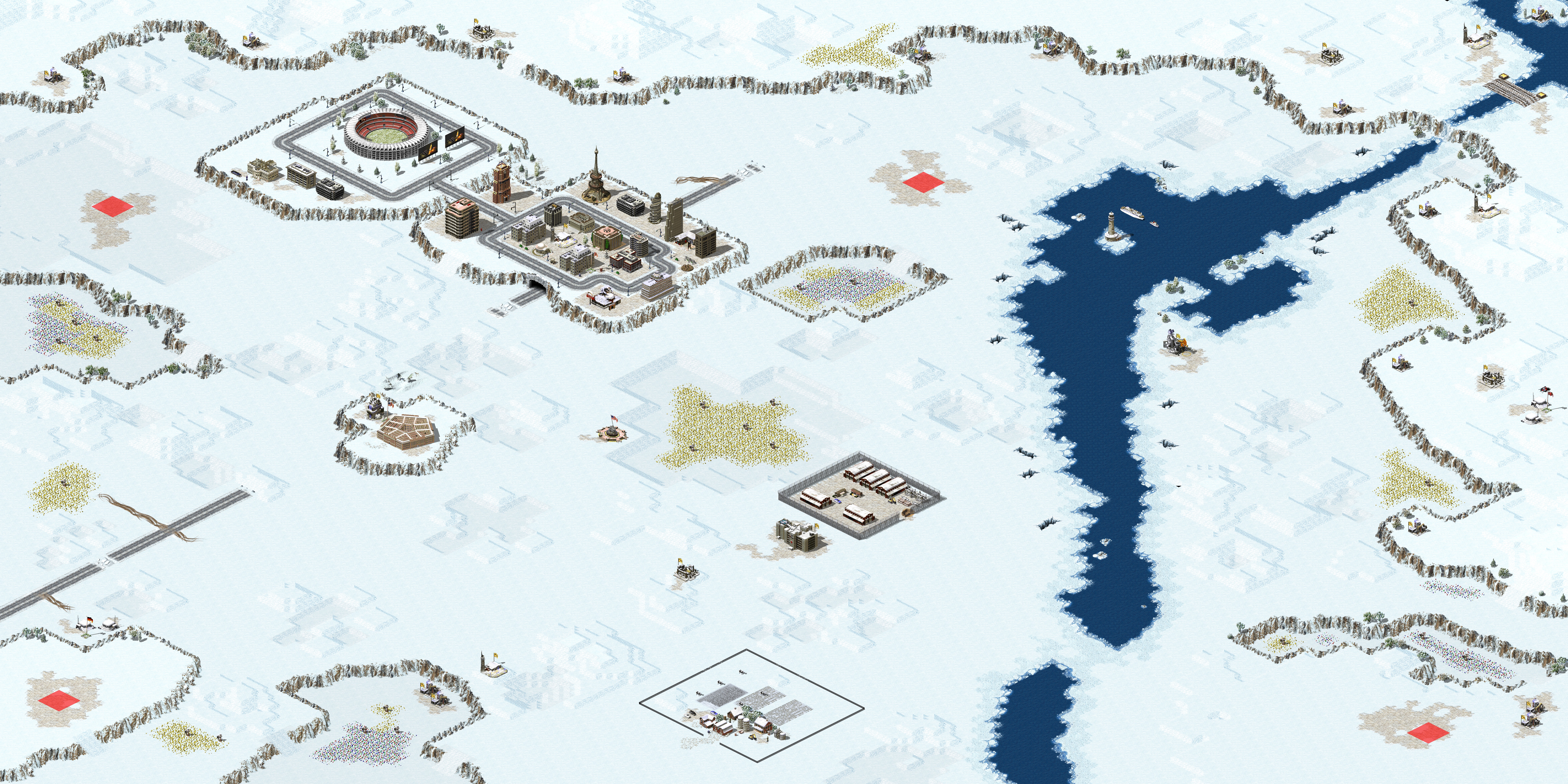 Rendered map: Icy Past