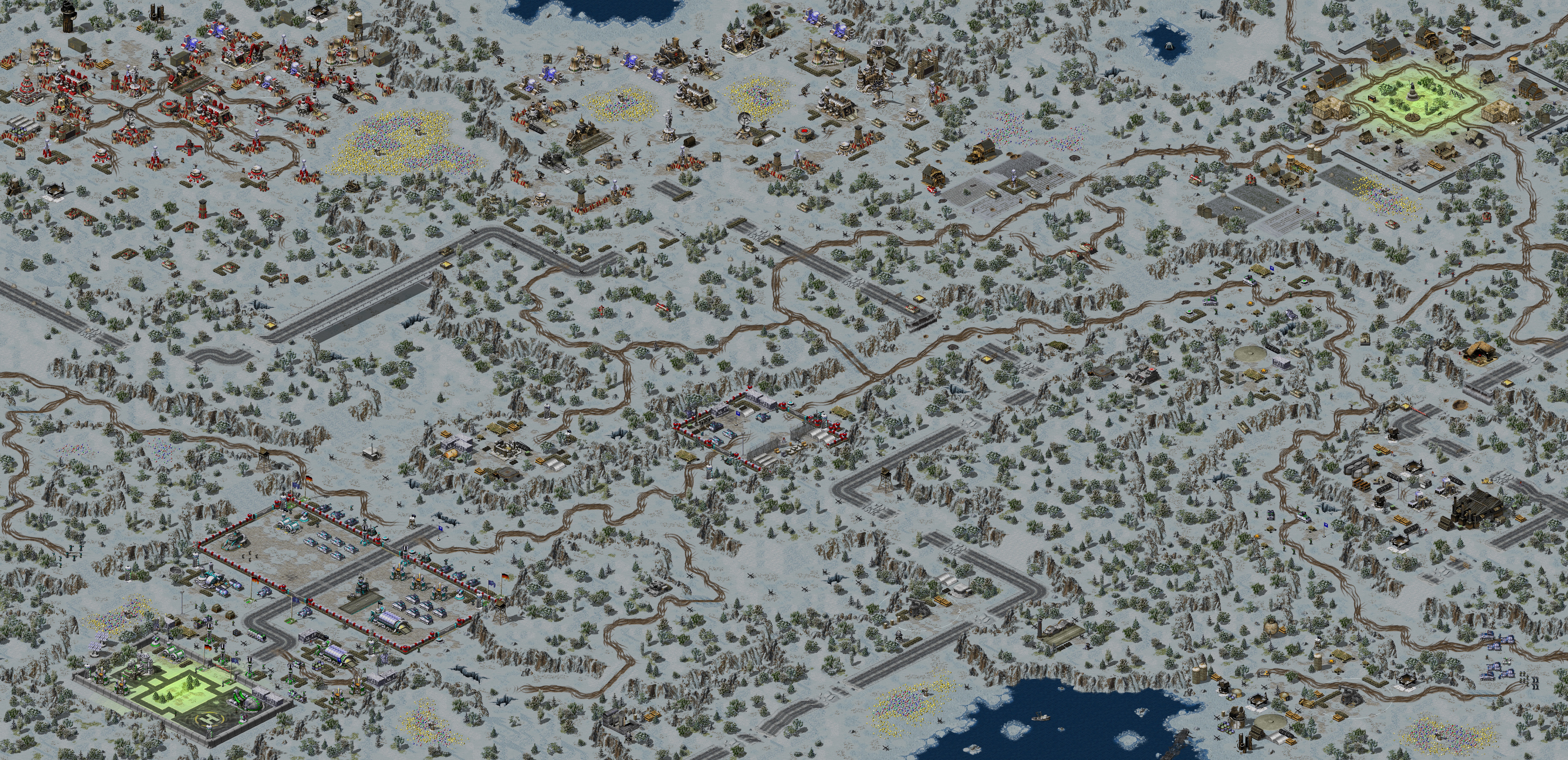 Rendered map: Allied Mission 11: Panic Cycle