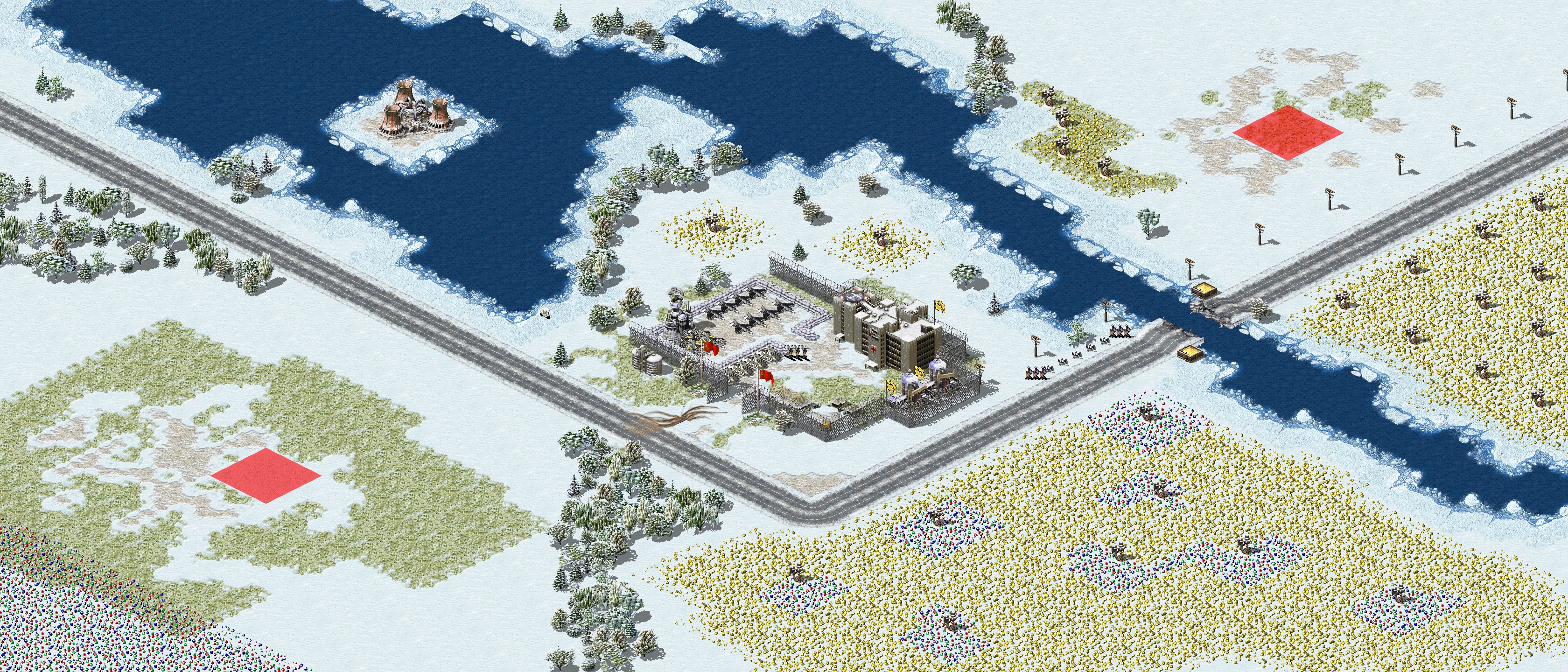 Rendered map: Snowstorm