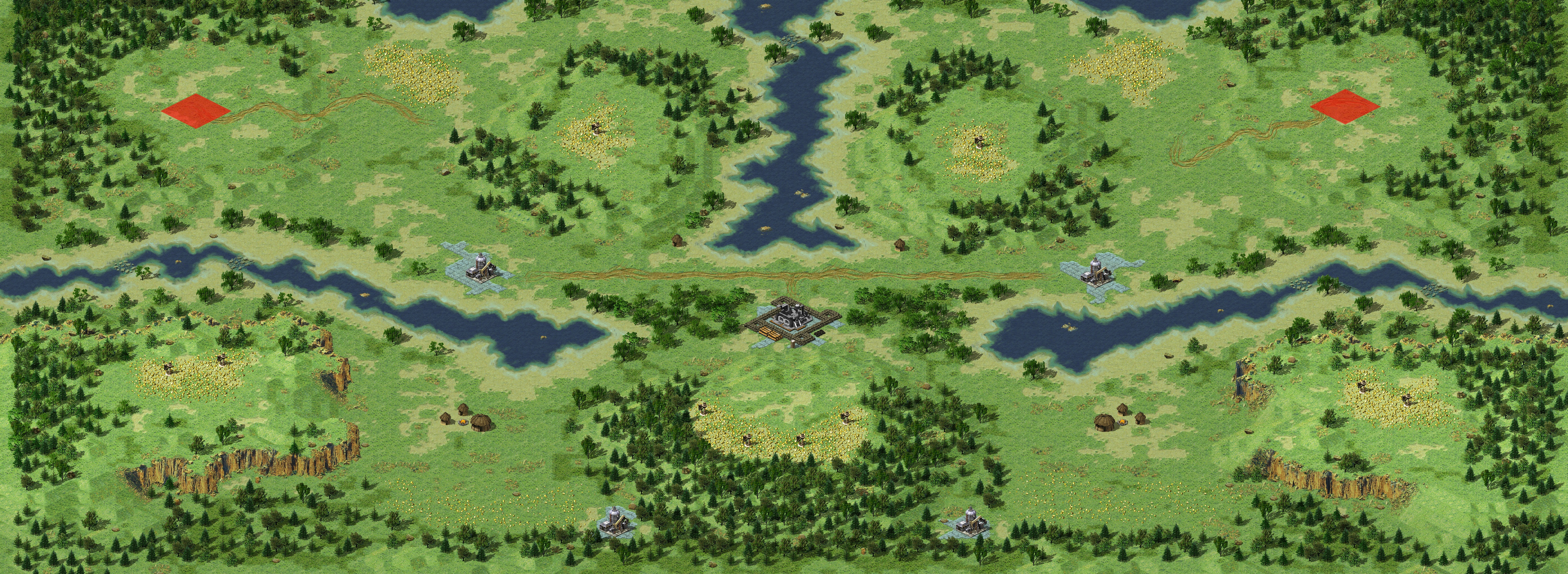 Rendered map: Forest Joust