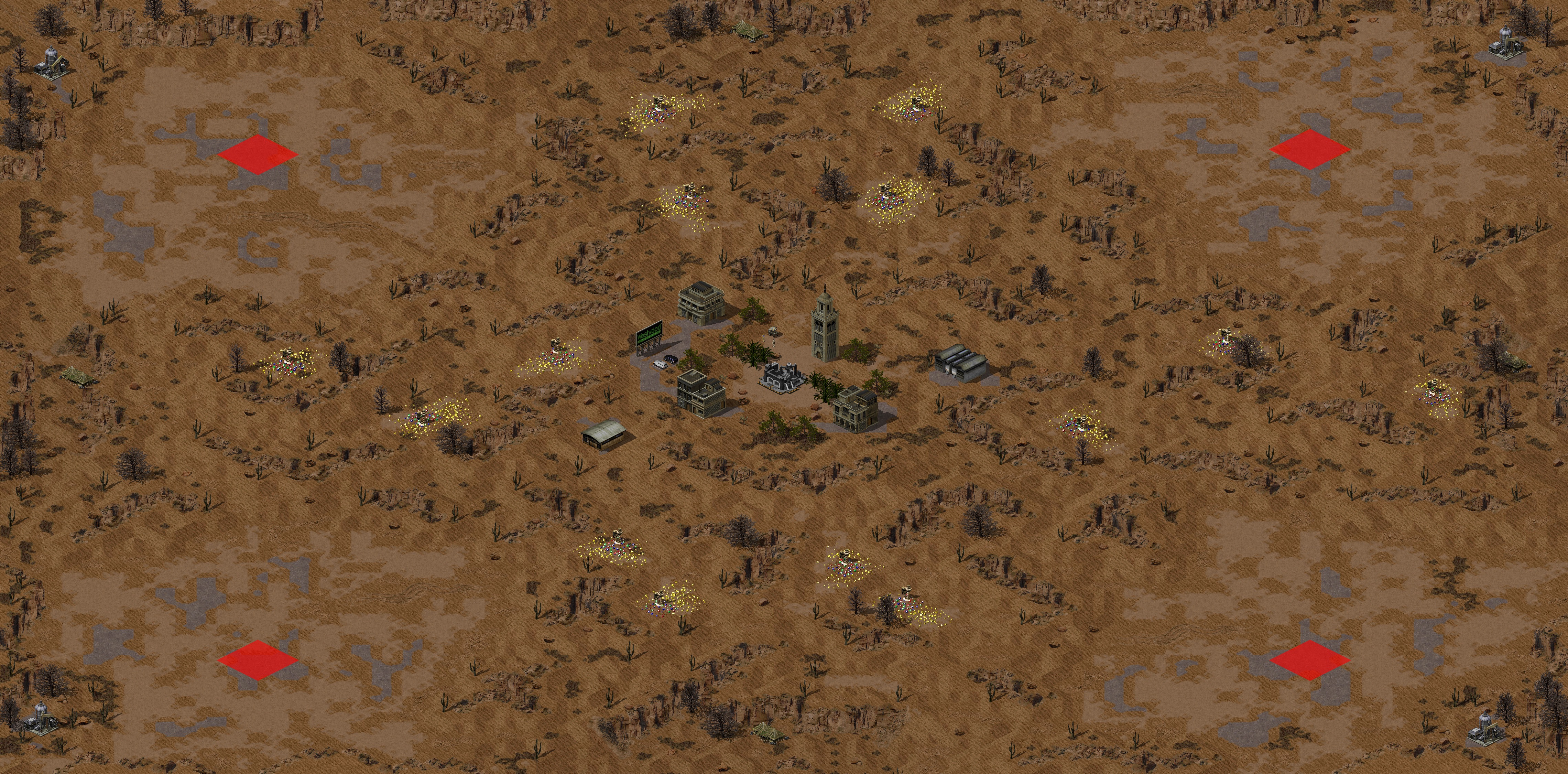Rendered map: Scars