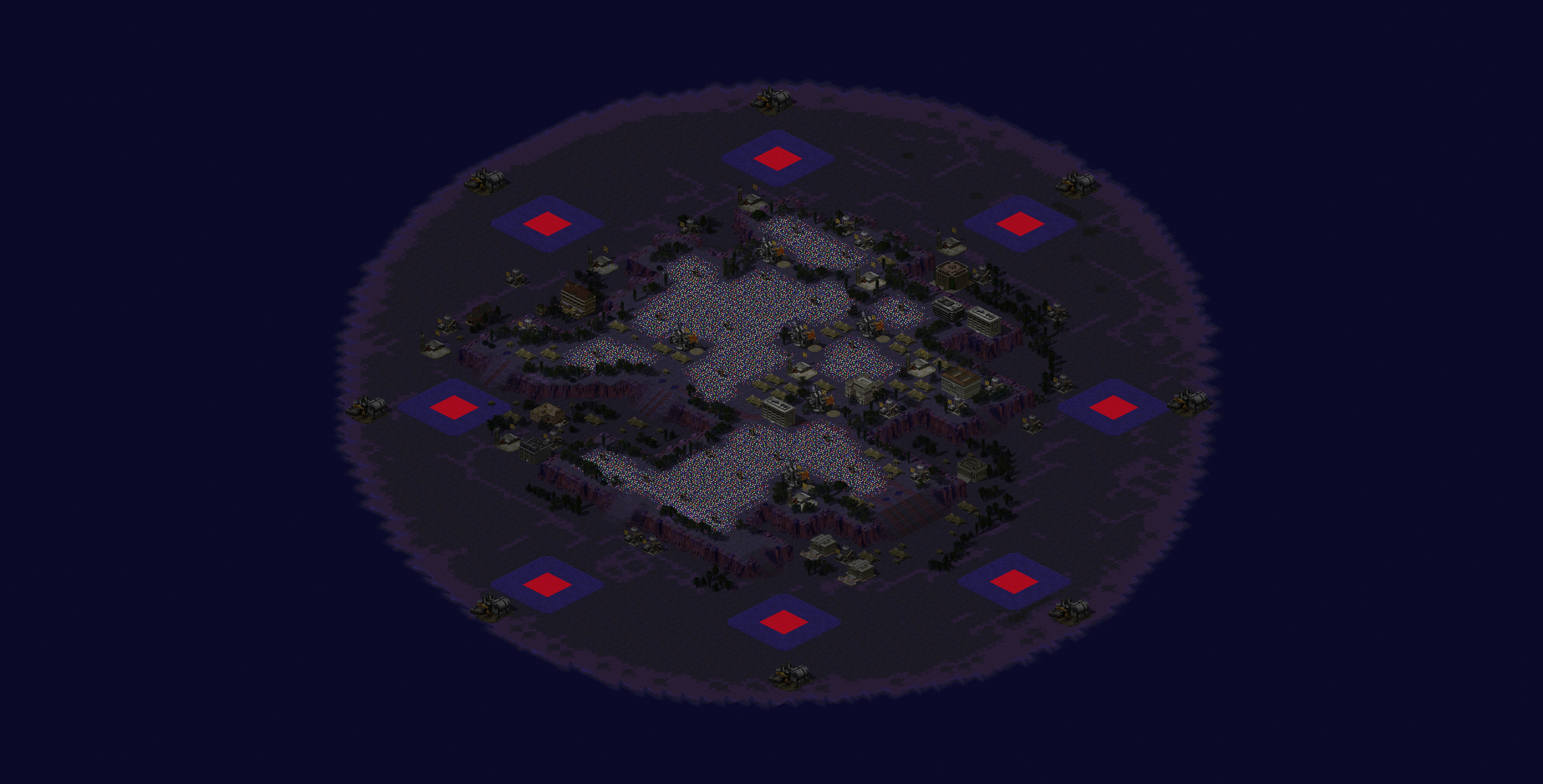 Rendered map: One Island