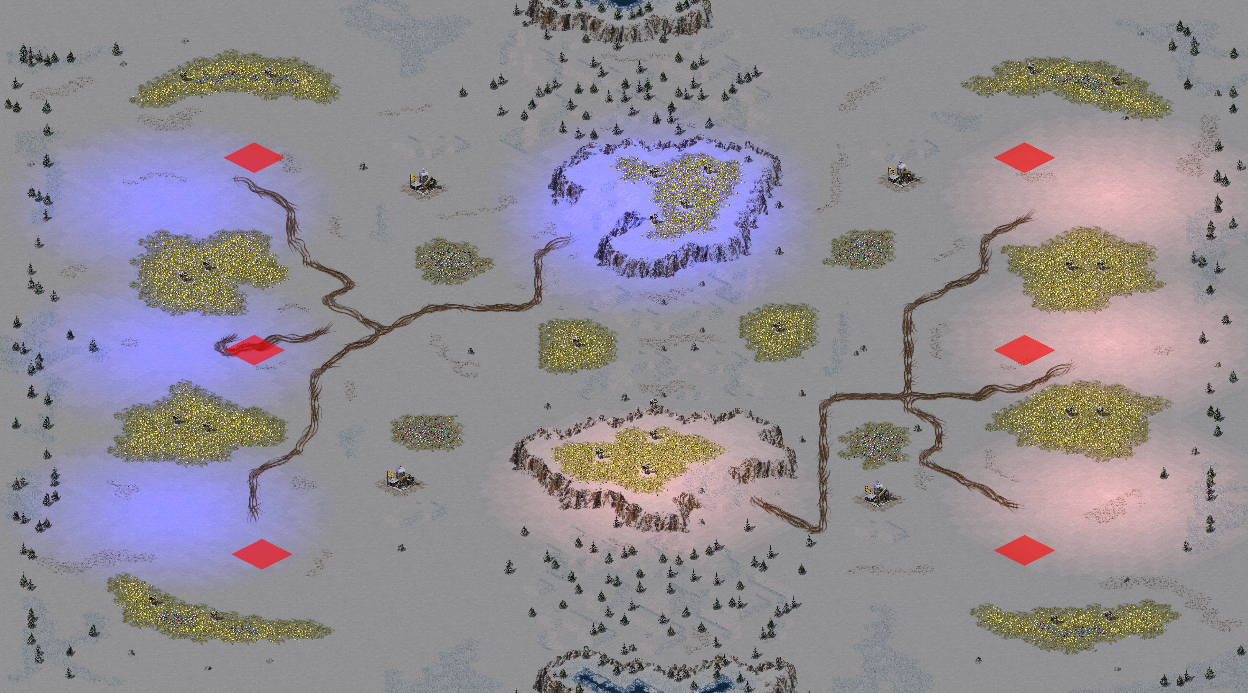 Rendered map: Egypt Journey (Wide Path)