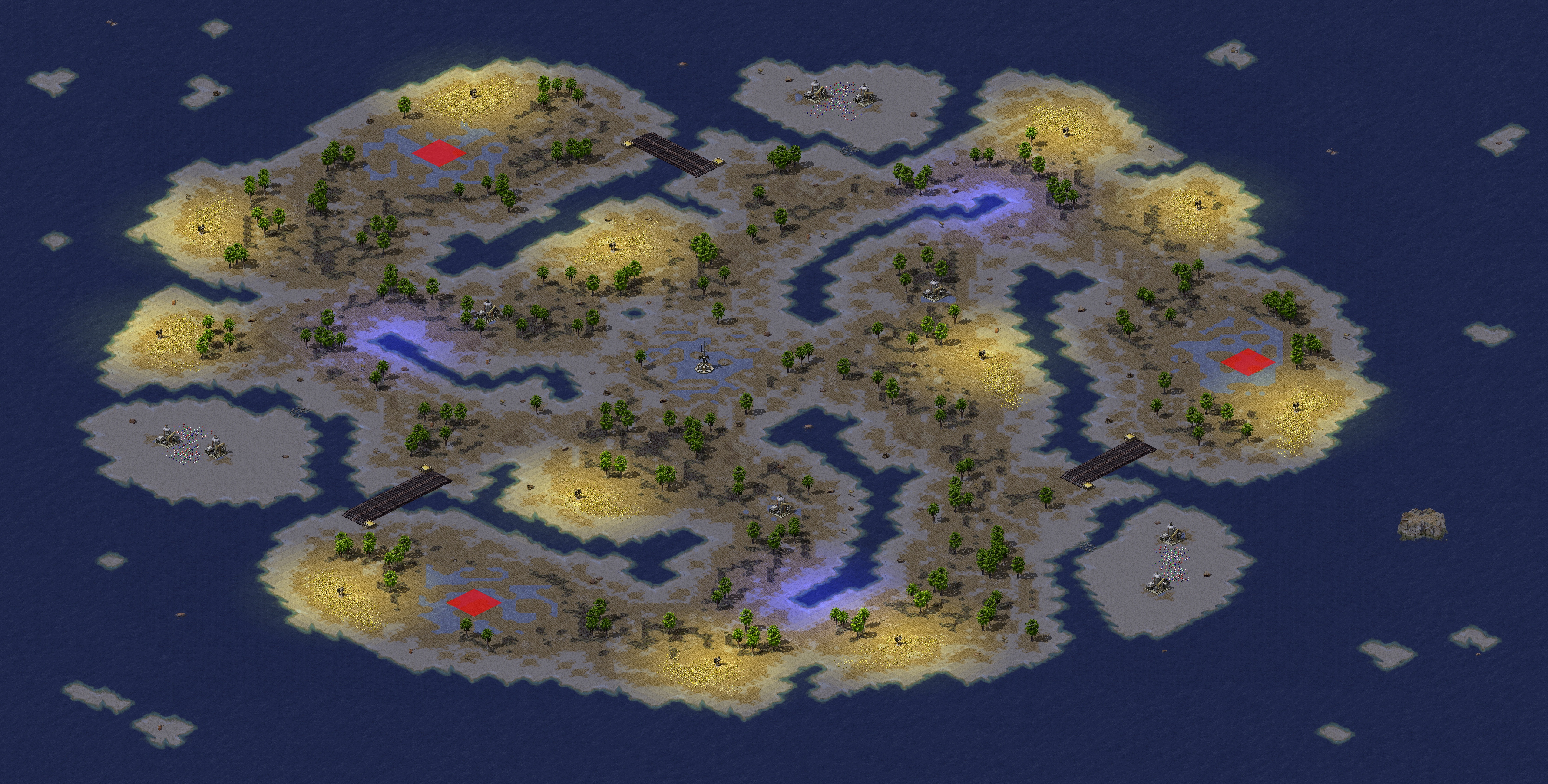 Rendered map: Arch La Indigo