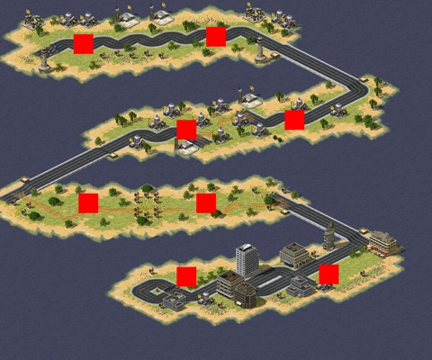 Rendered preview of Narrow Strip Two Players