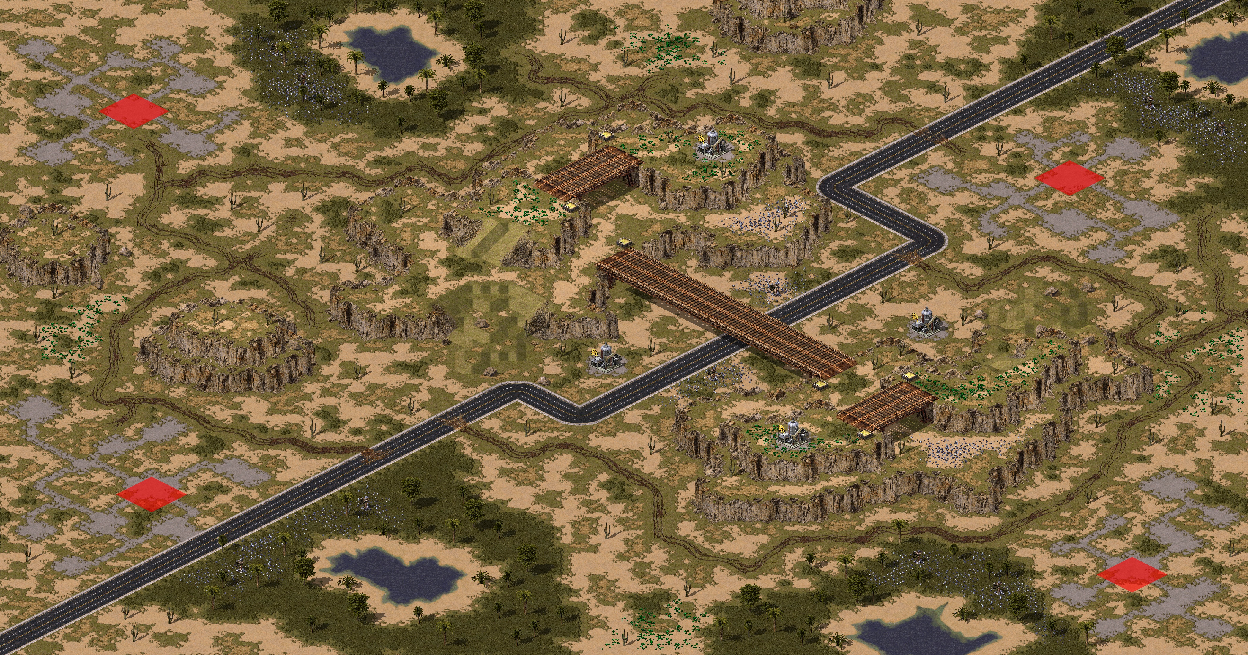 Rendered map: Head for the Hills