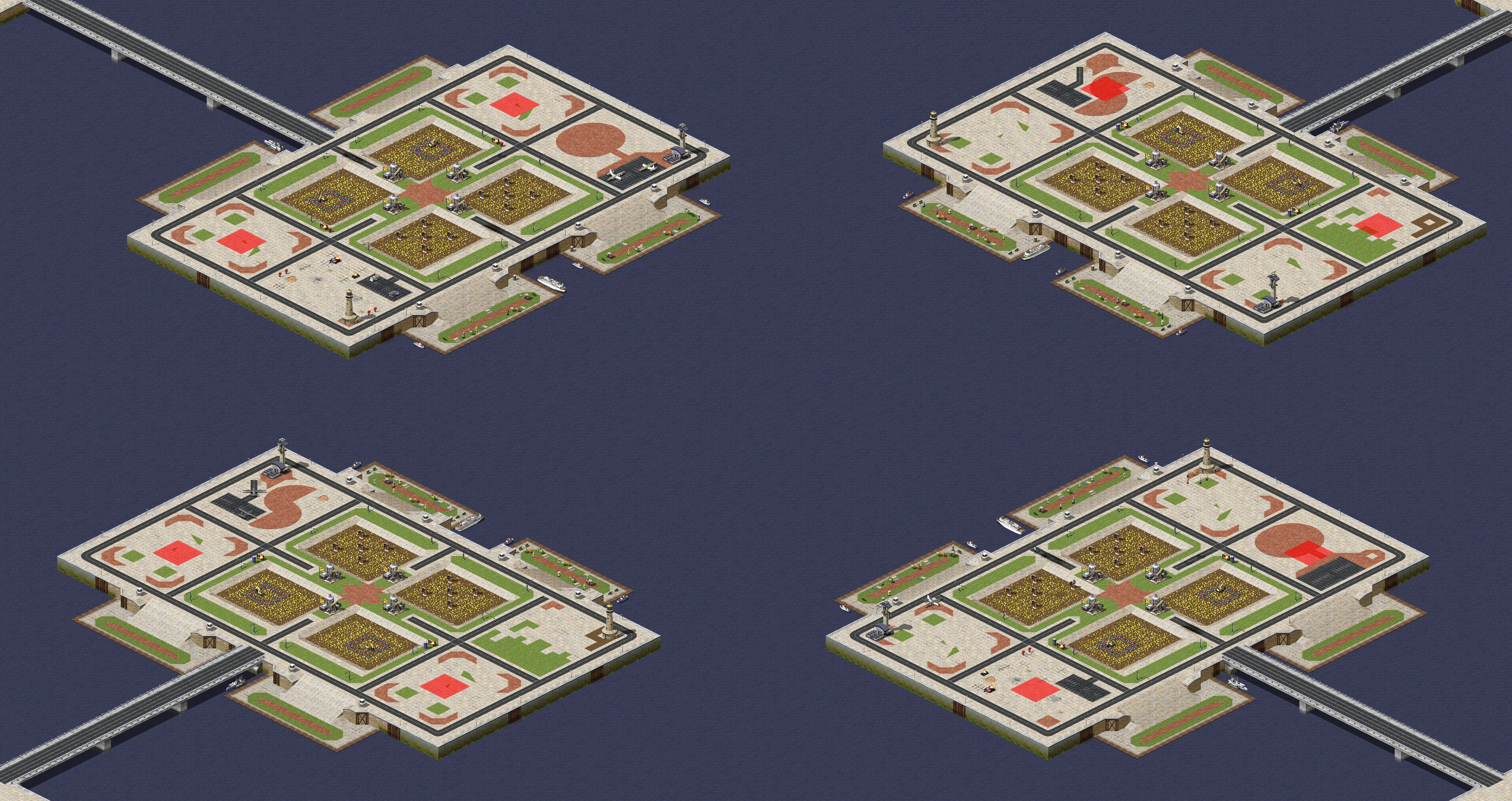 Rendered map: City Tsunami