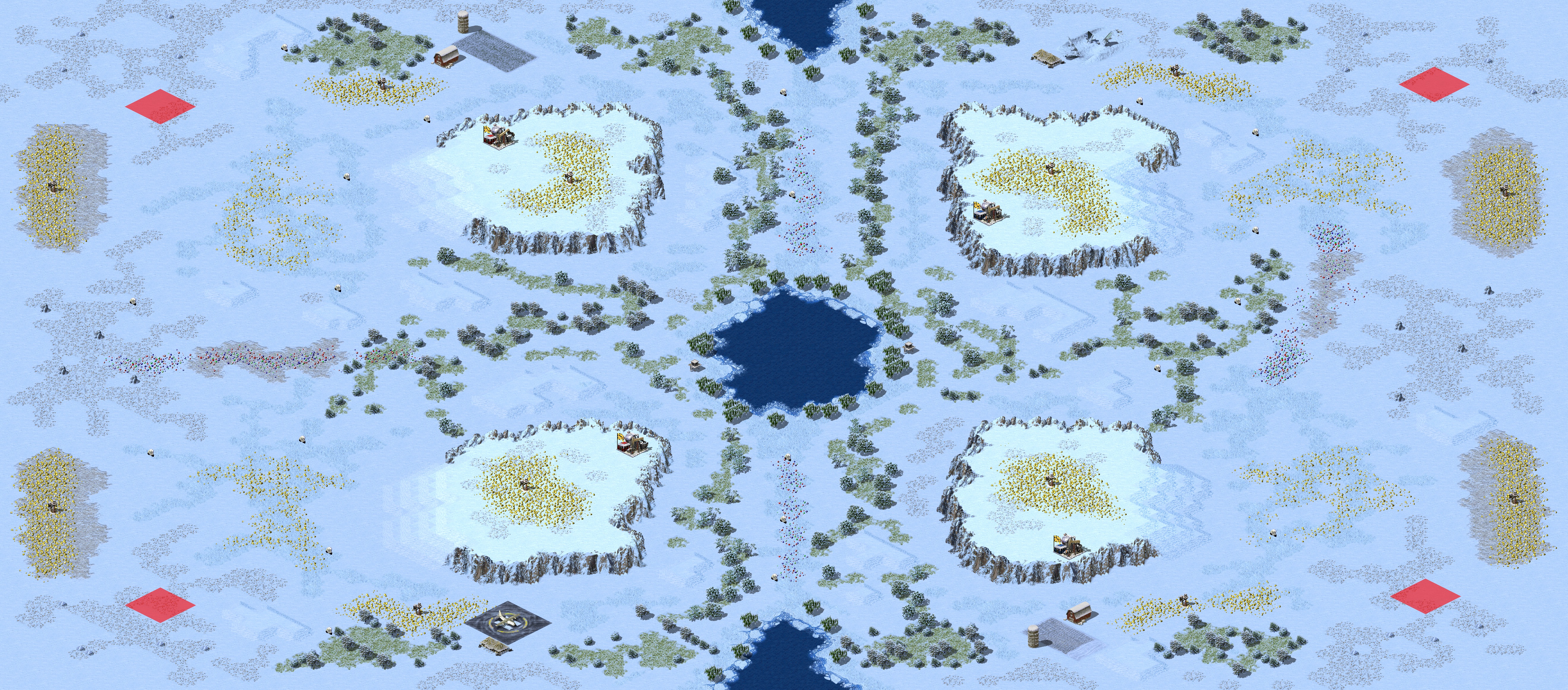 Rendered map: Frost Night Plateau (Preowned)