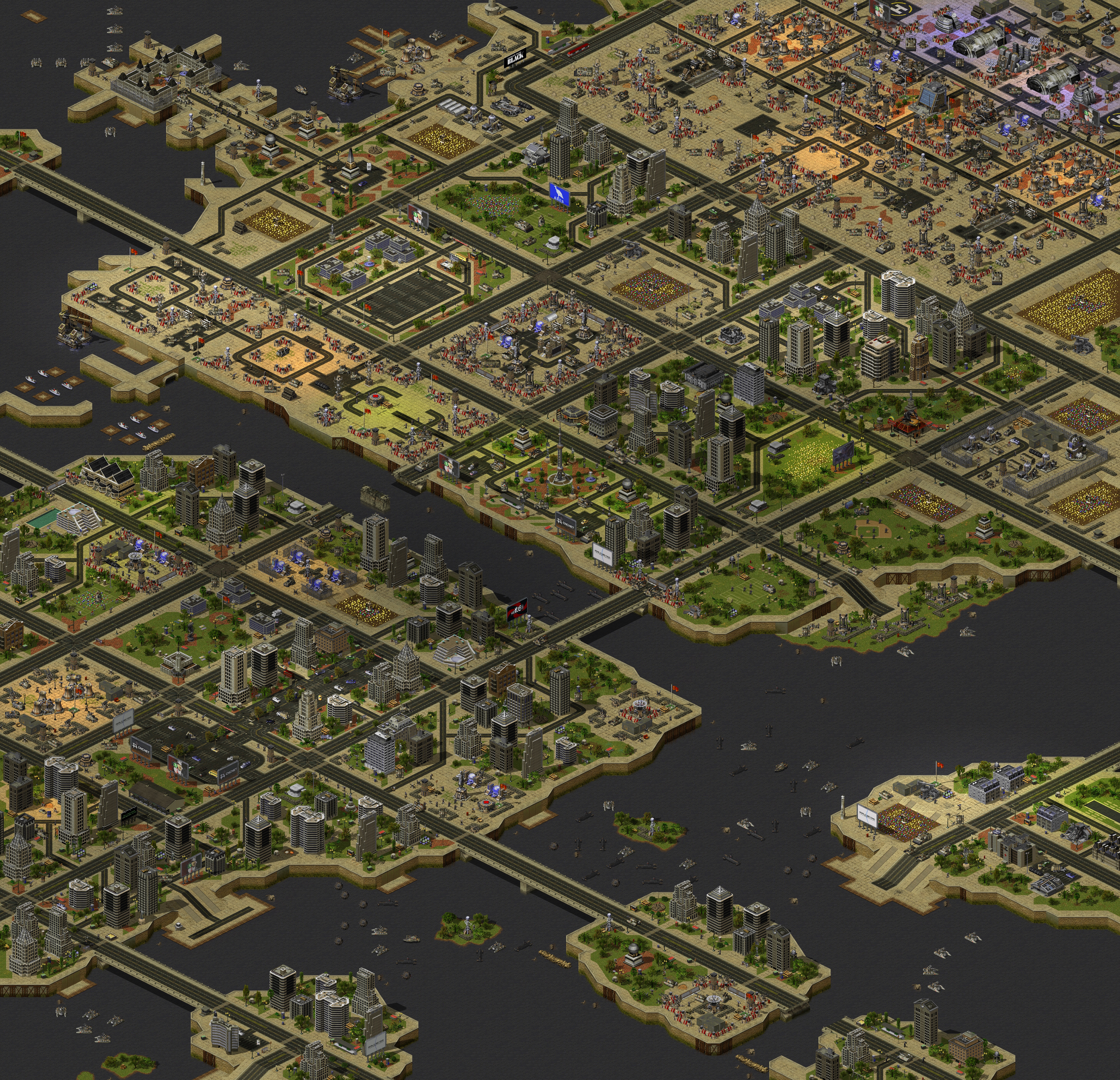 Rendered map: Soviet Mission 19: Power Hunger