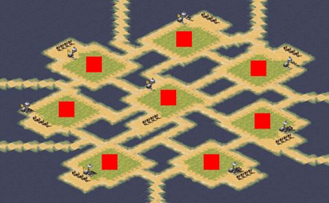 Rendered preview of Chinese Mini Oil Land with Ores