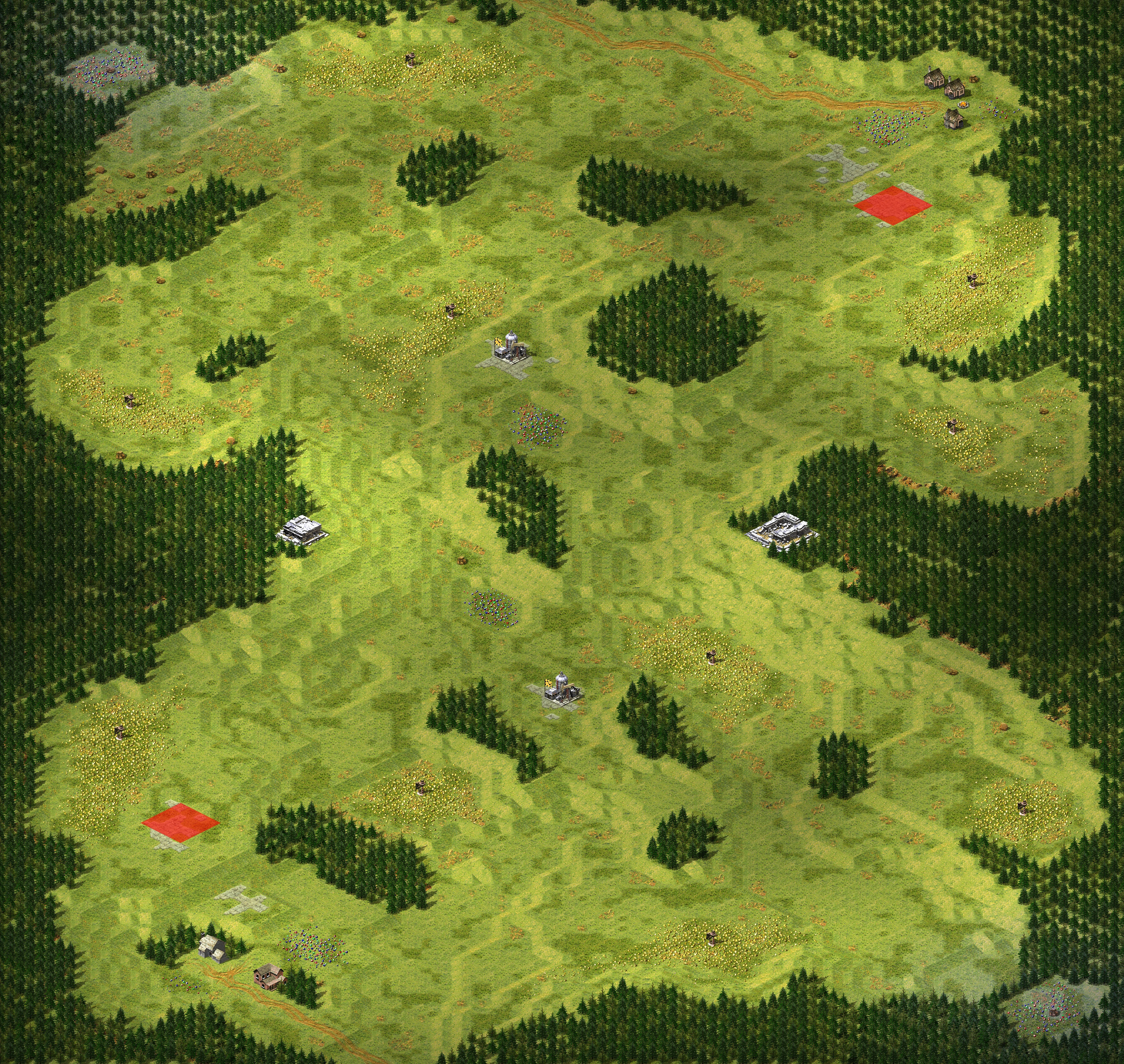 Rendered map: 奥林匹克之林