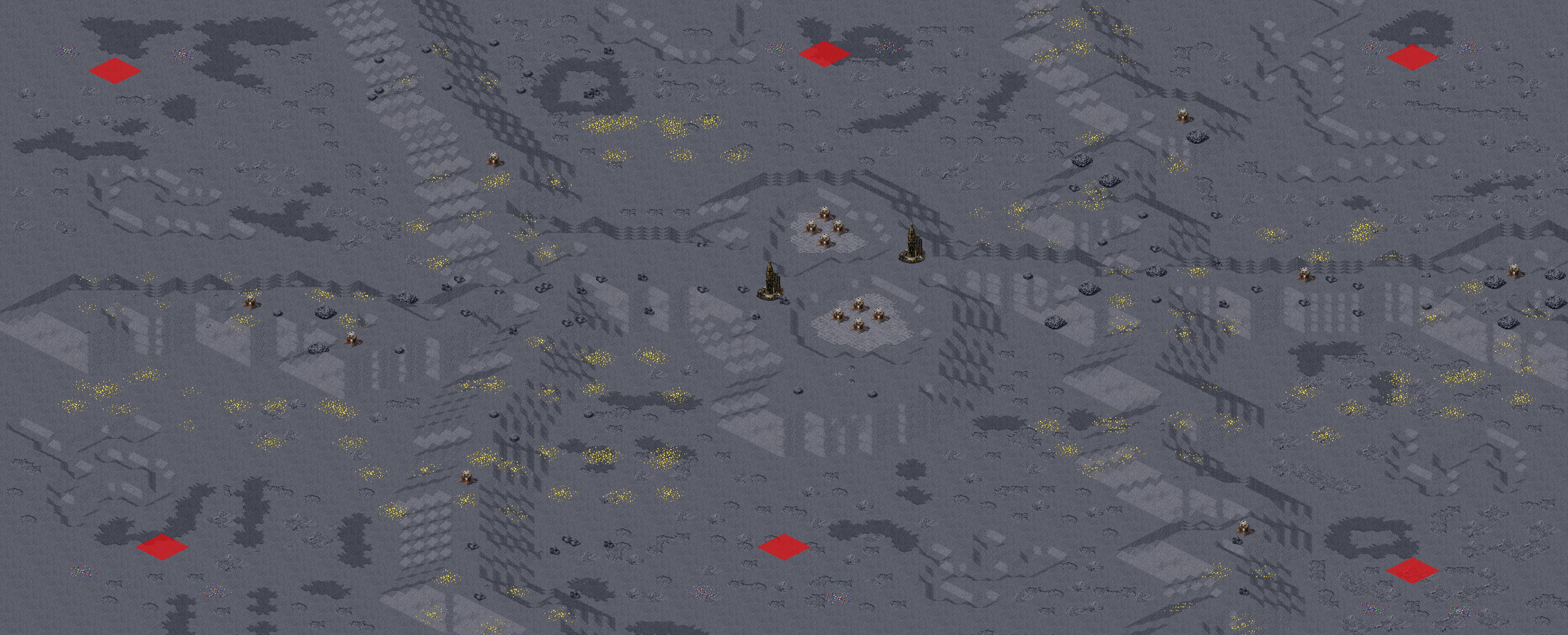Rendered map: Moonscape
