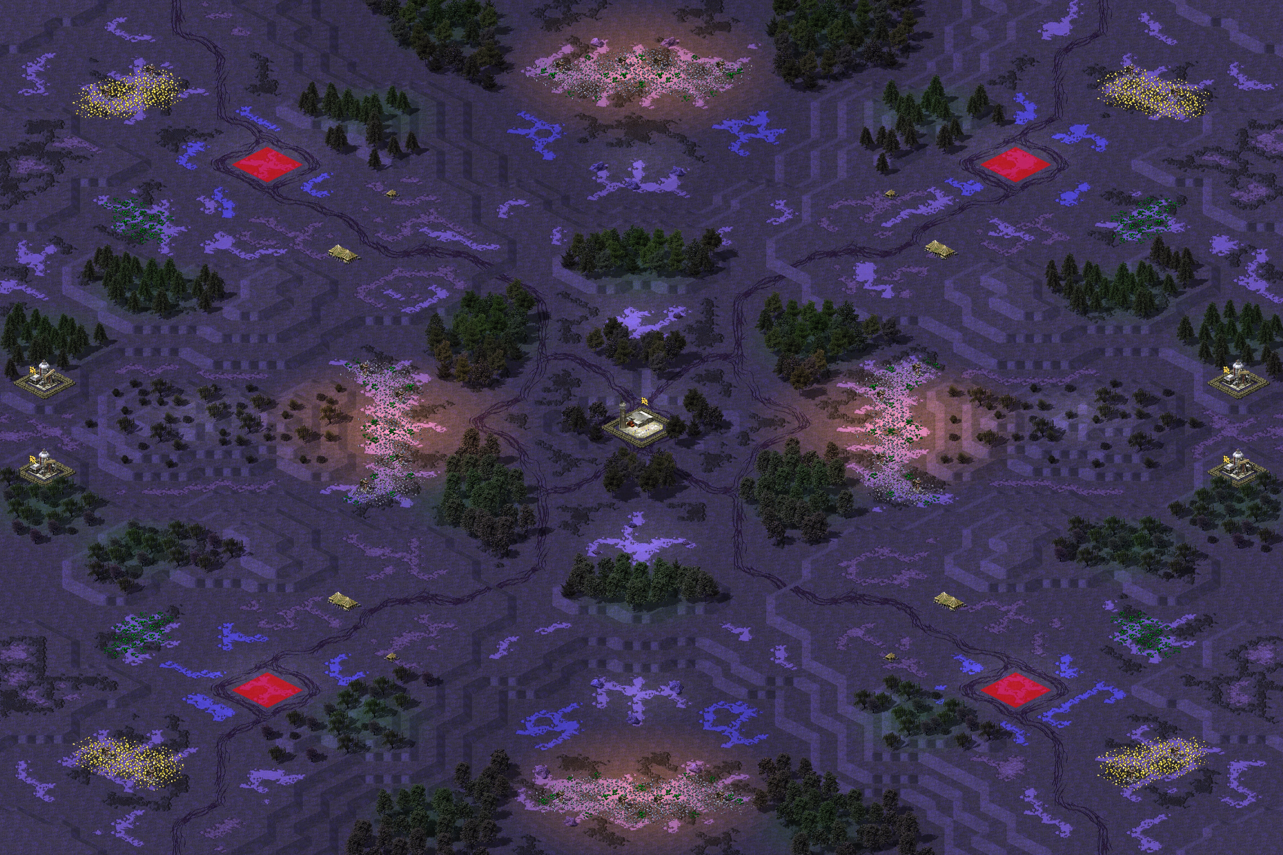 Rendered map: Threat