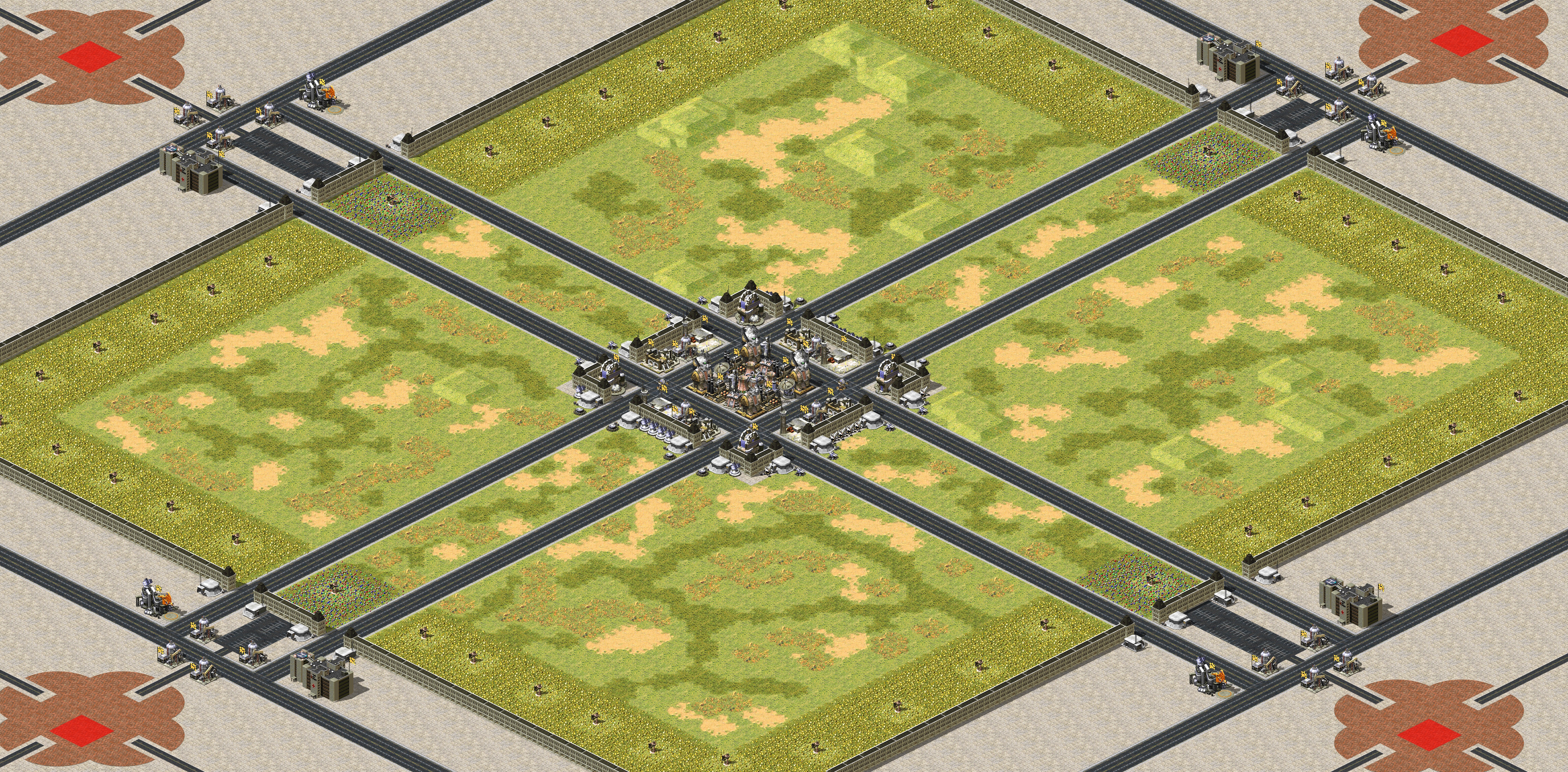 Rendered map: Tech Center