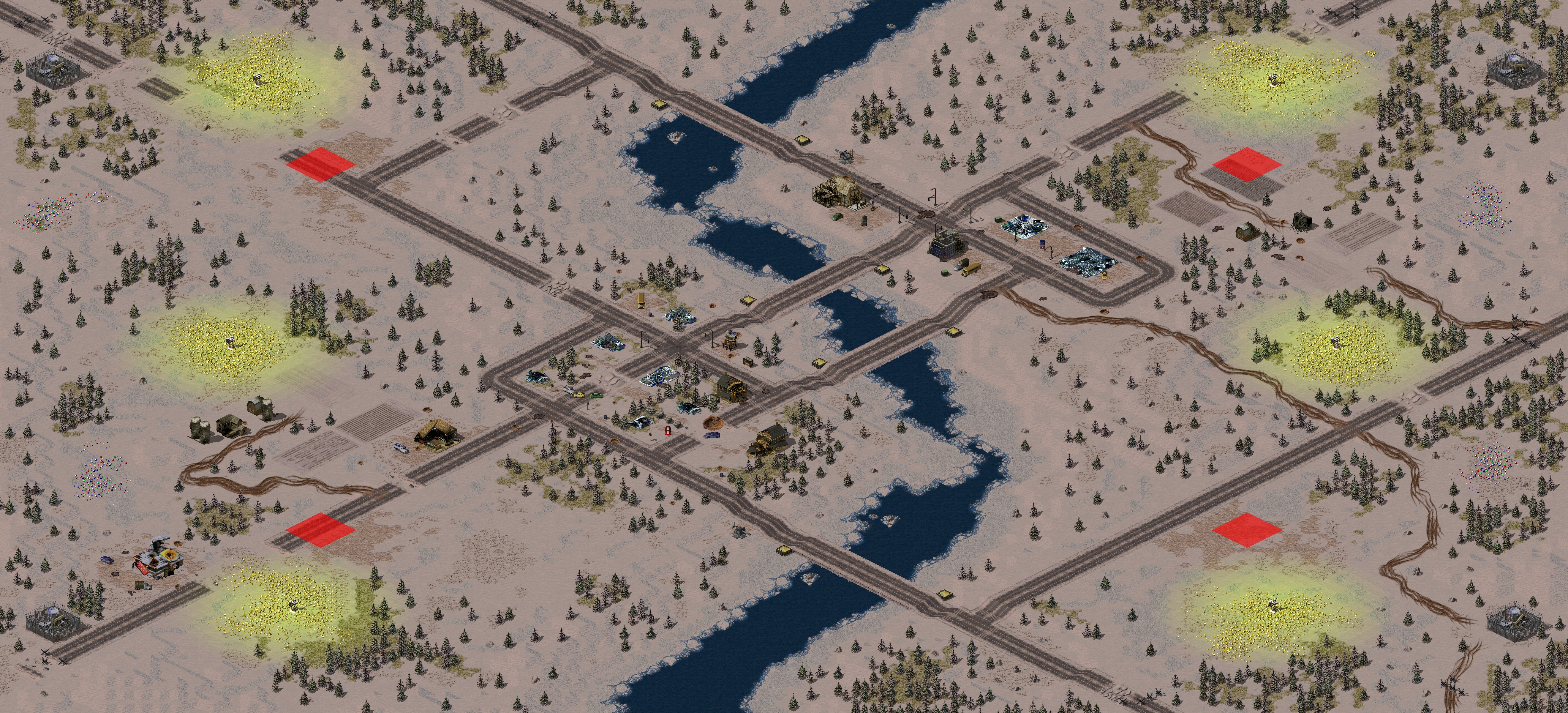 Rendered map: Montana Warzone