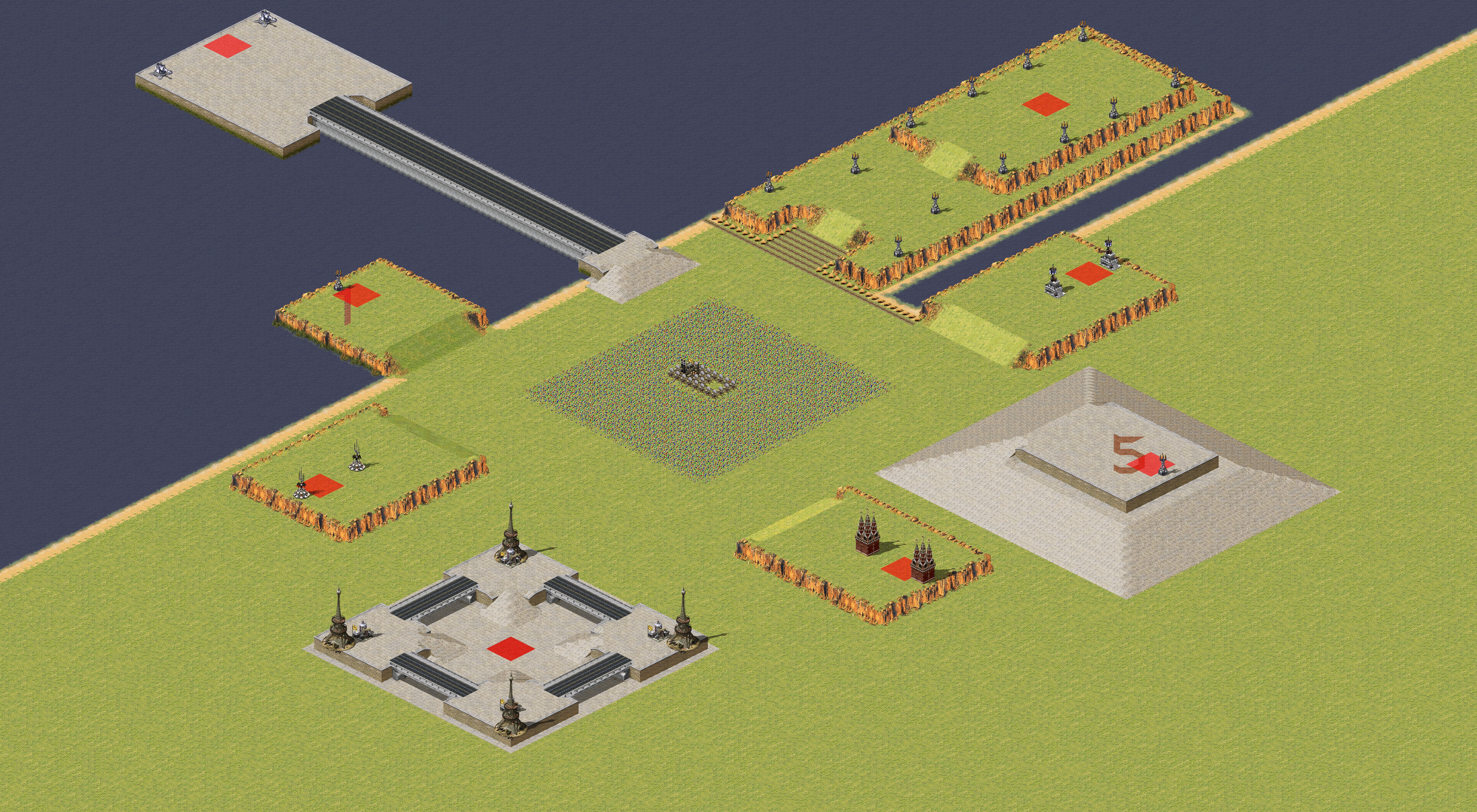Rendered map: Unfair Dogfight - Tunnel War