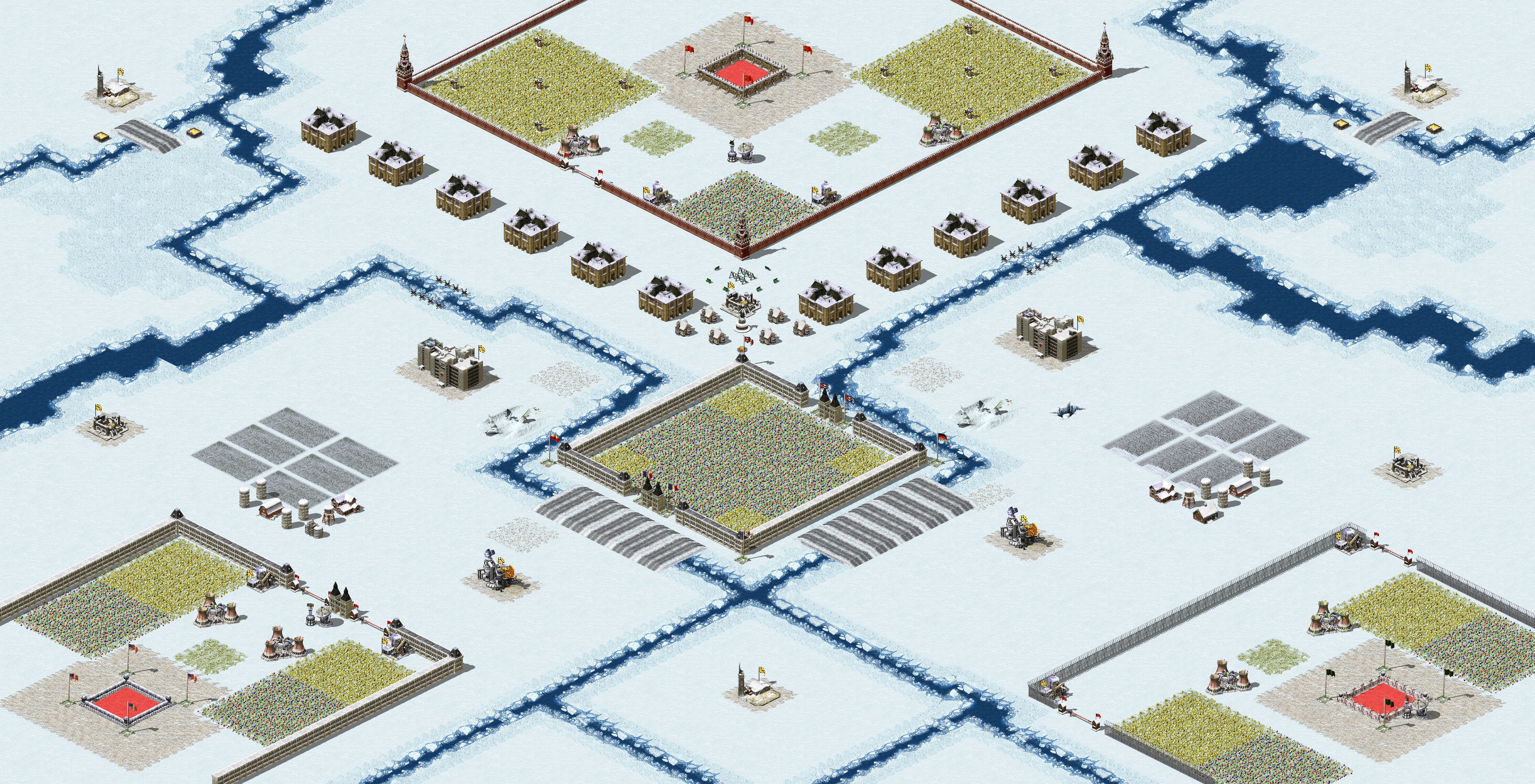Rendered map: Snowy Rich War
