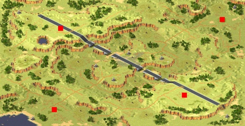 Rendered preview of Pitted Heights