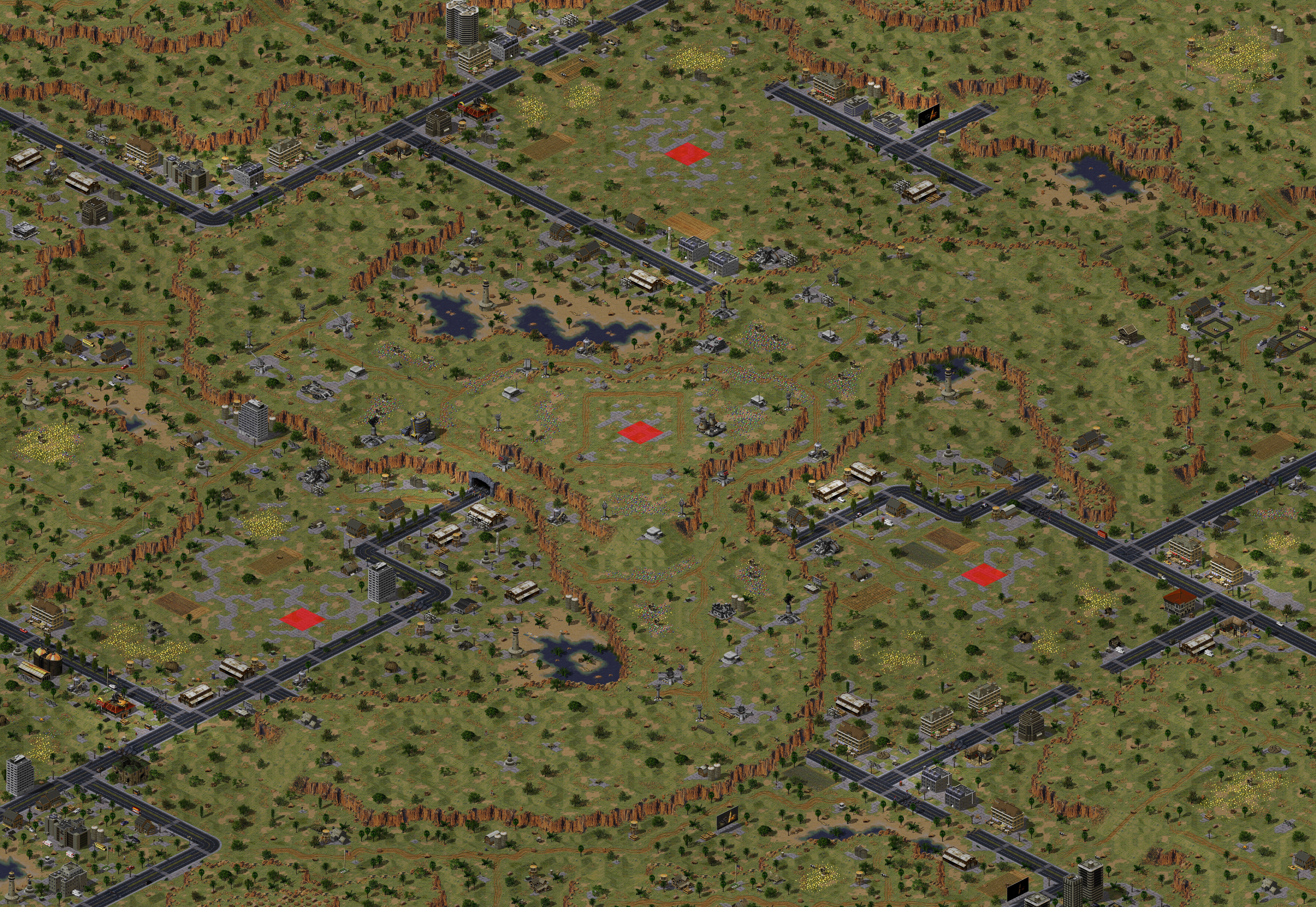 Rendered map: Clash in America