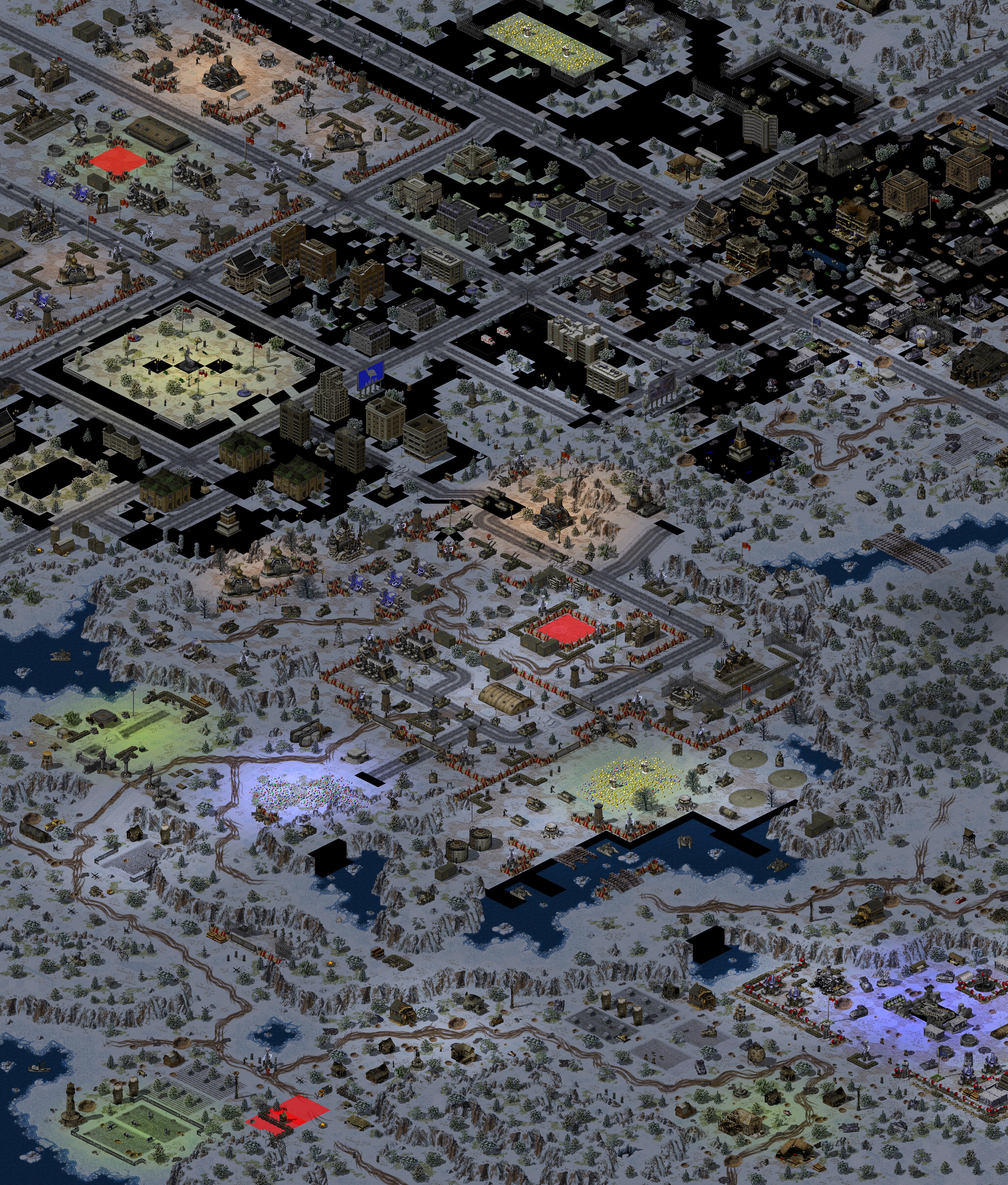 Rendered map: Allies: Technologic