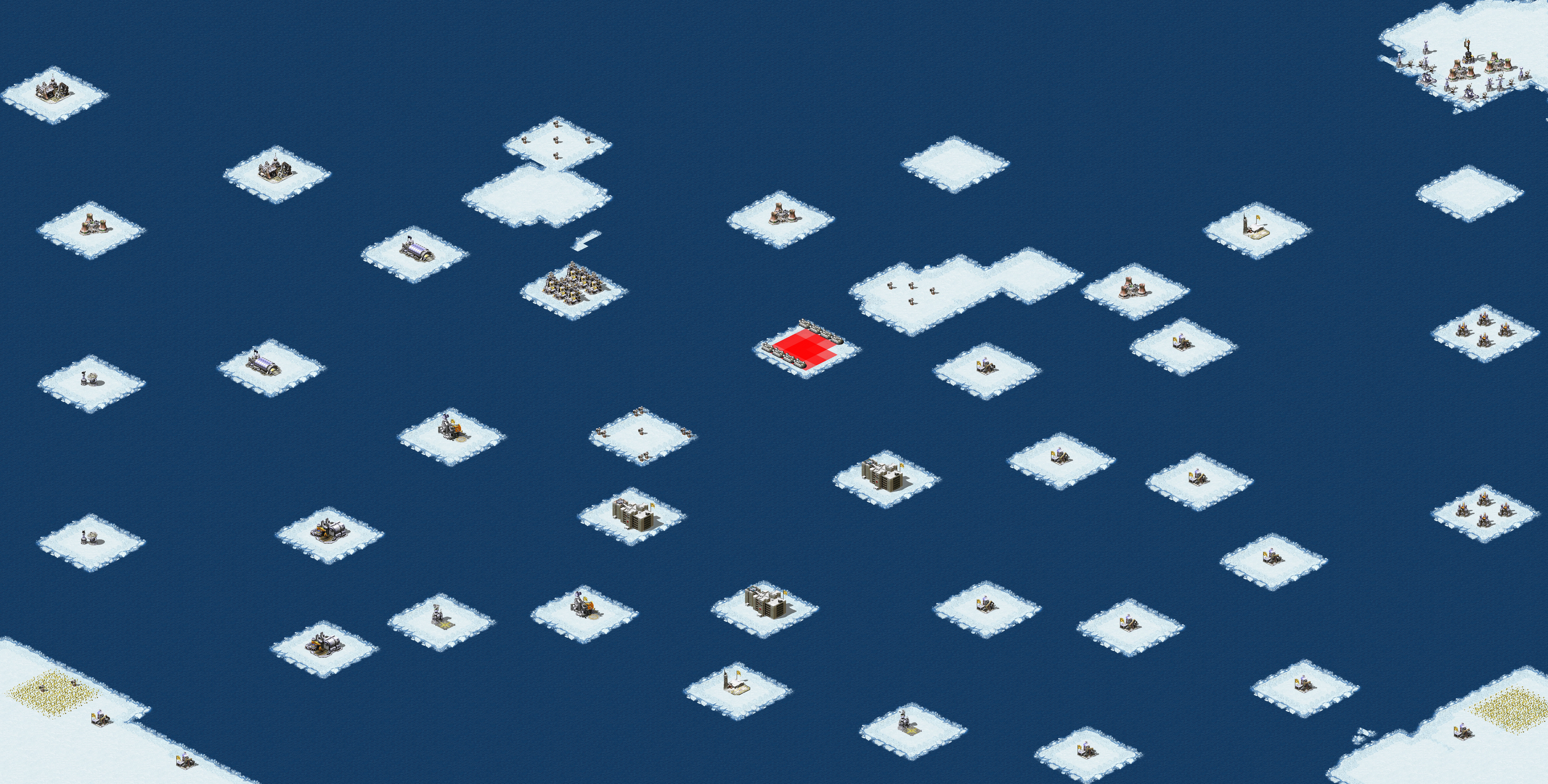 Rendered map: Island Battle