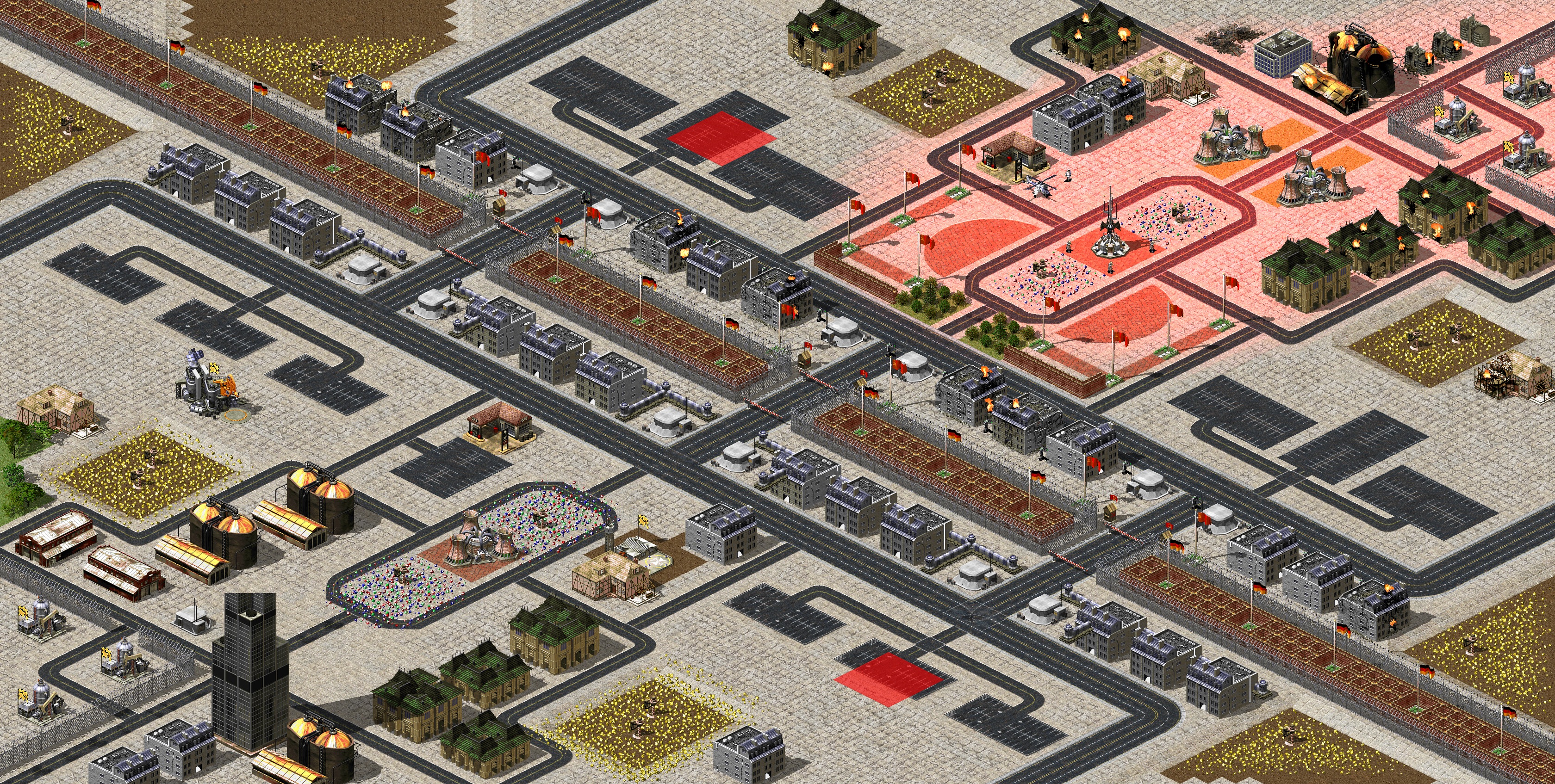 Rendered map: Besieged City