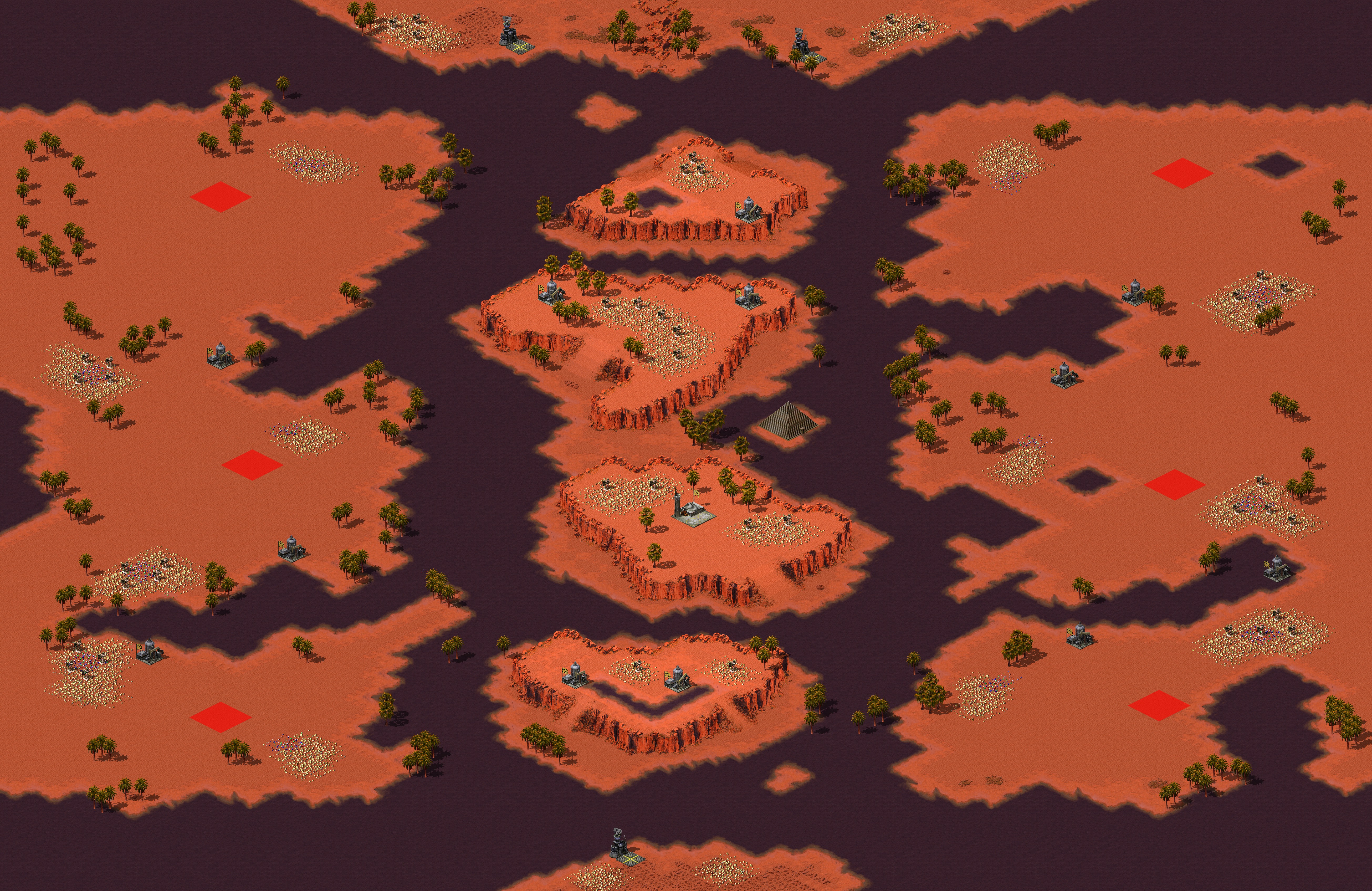 Rendered map: Boggle04's Tour of Egypt The Great Flood