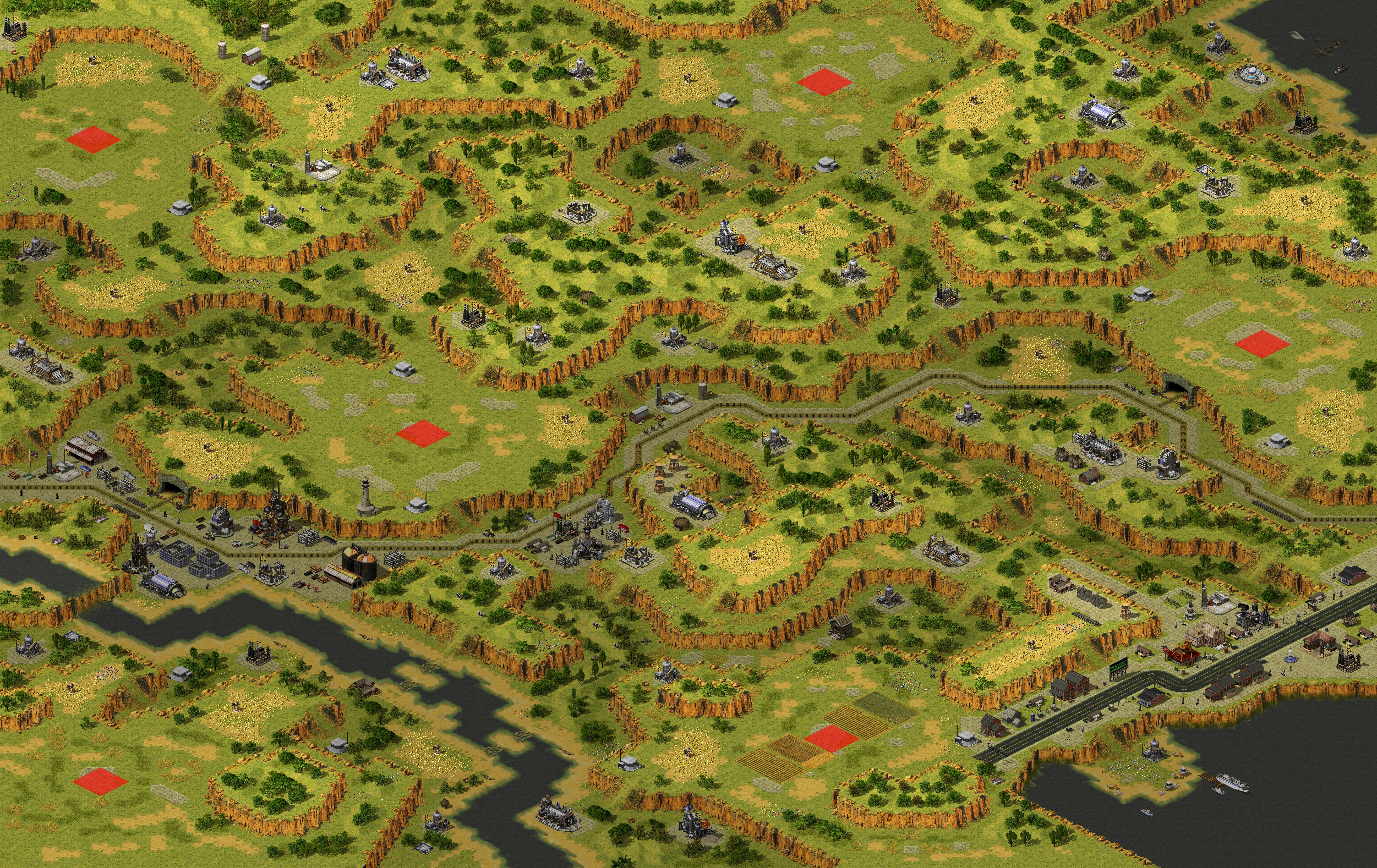 Rendered map: Trans-Mountain South 1213