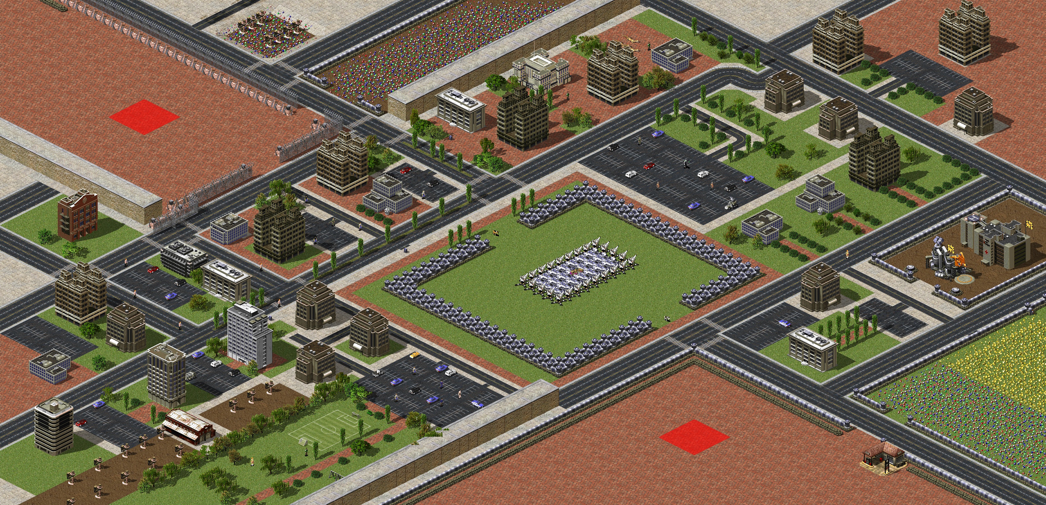 Rendered map: Isolated Fortress