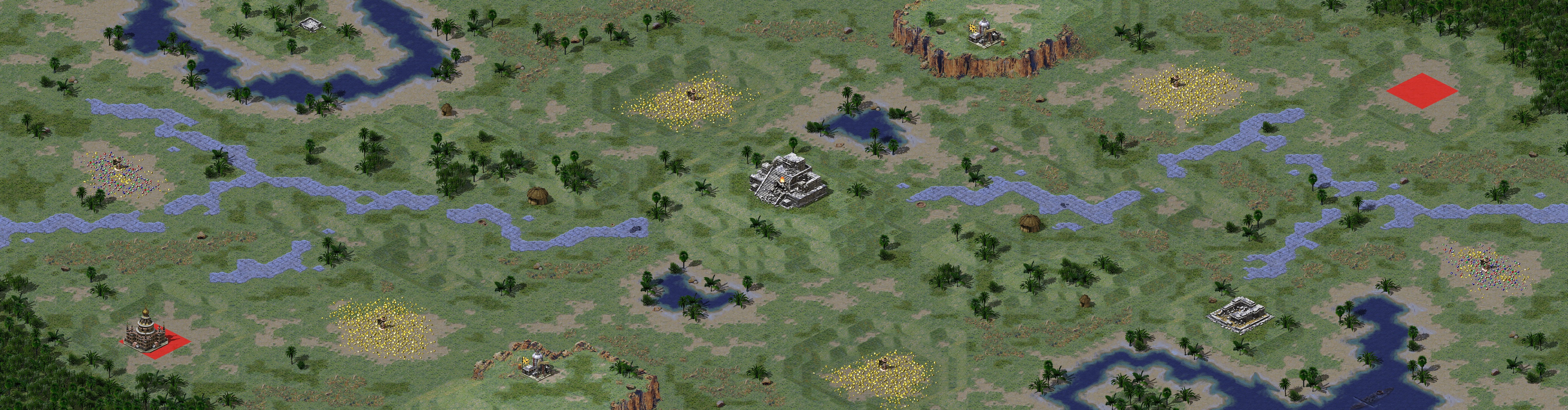 Rendered map: Tikal