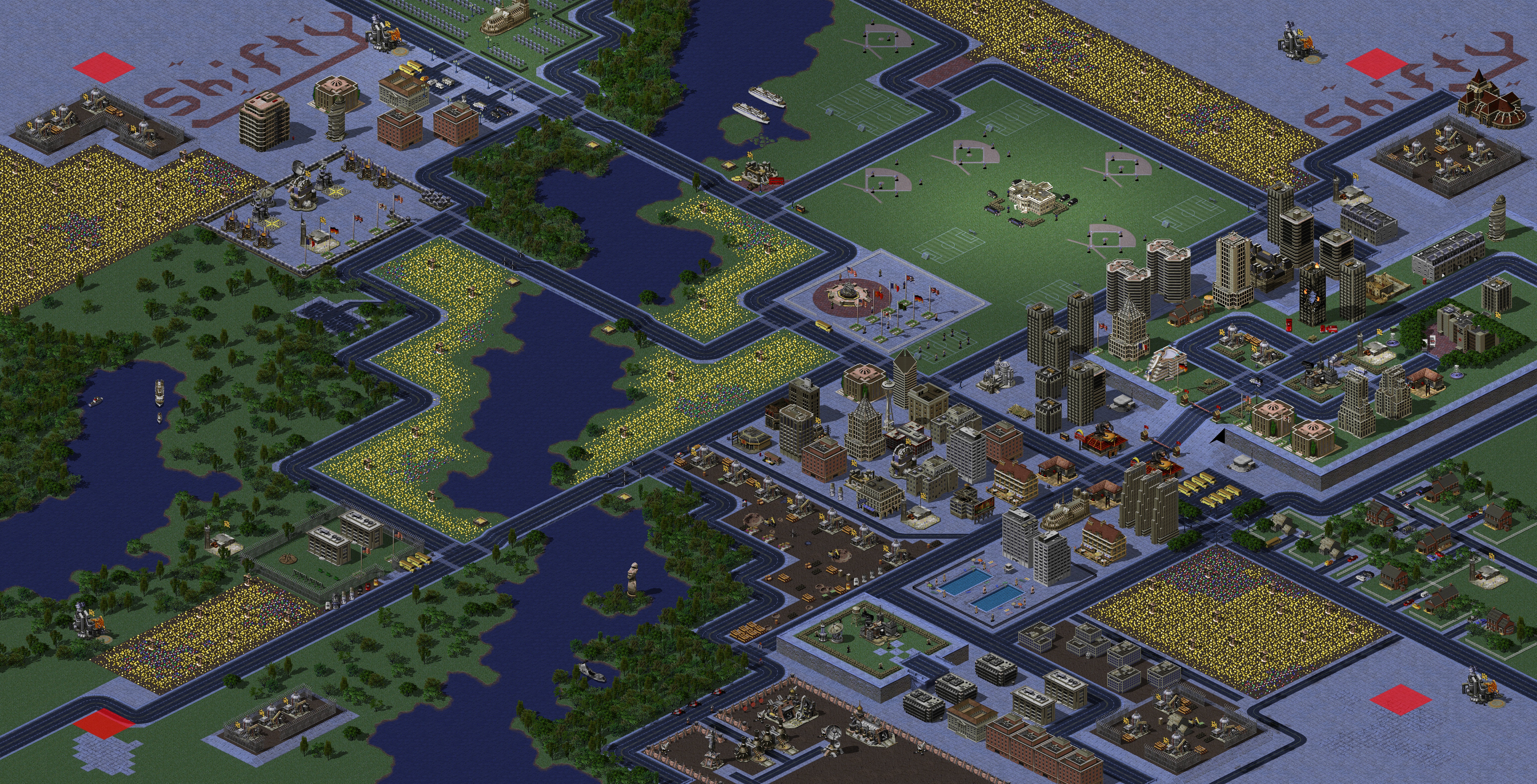Rendered map: Urban Warfare