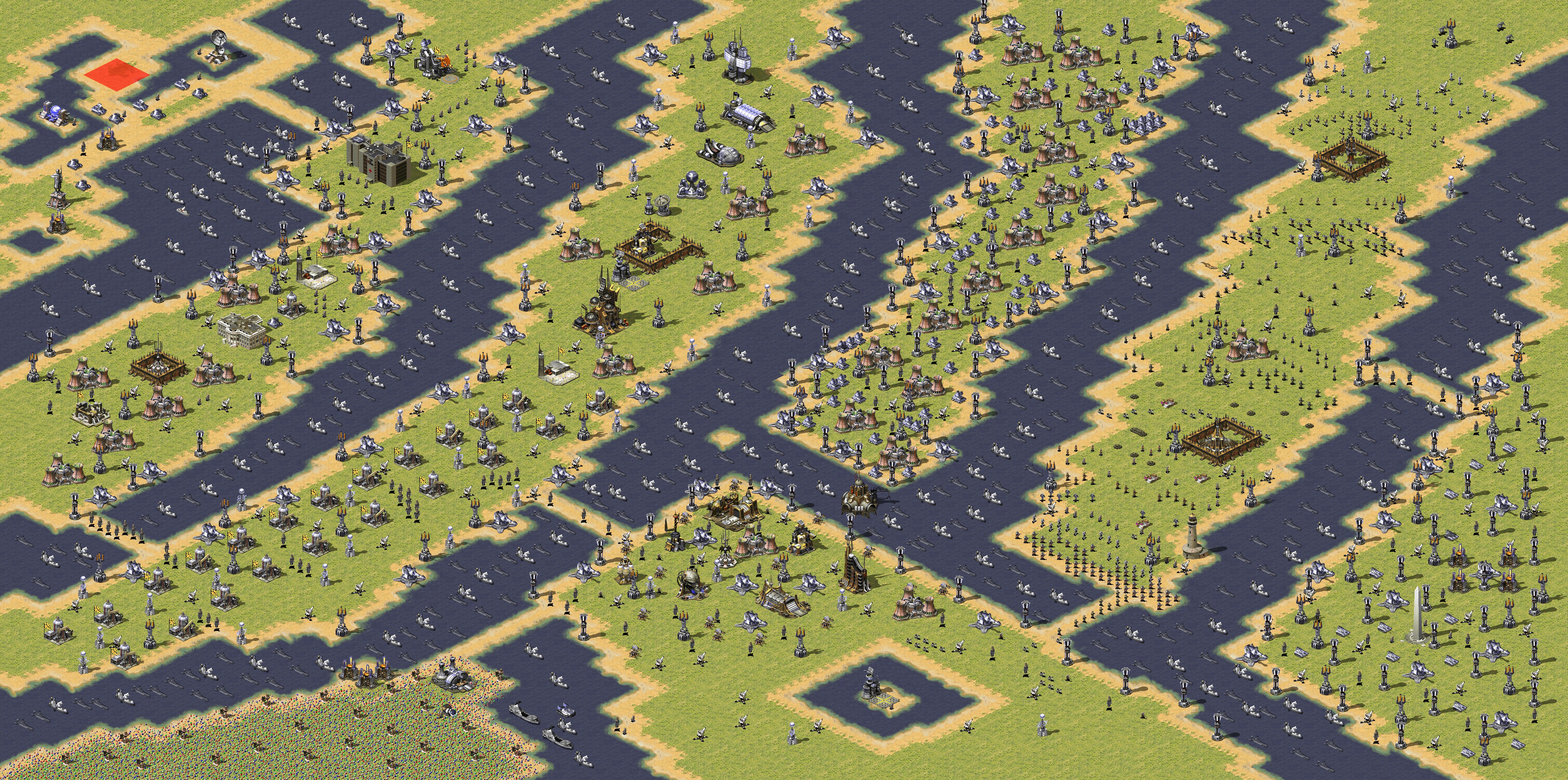 Rendered map: World Domination