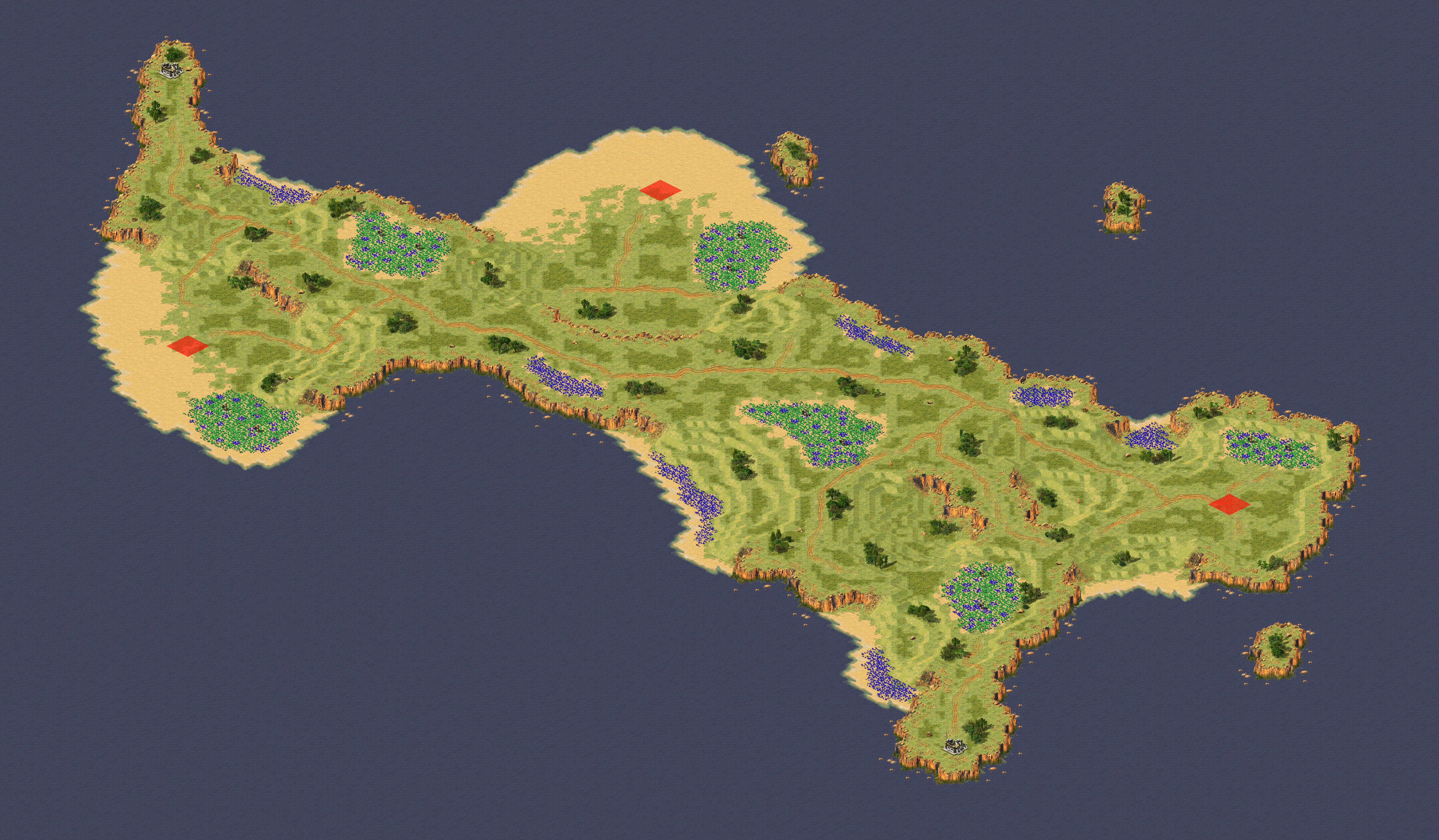 Rendered map: (3) St. Lawrence Island